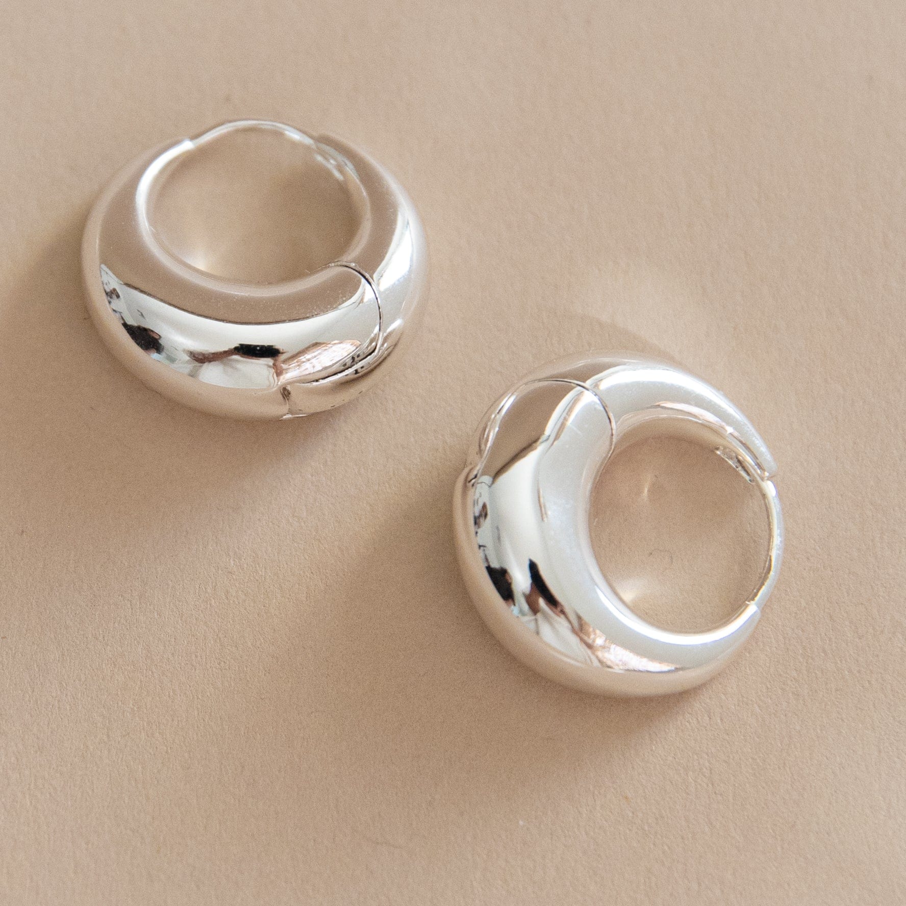 Rachel Comey Earrings Silver Alpha Hoops by Rachel Comey