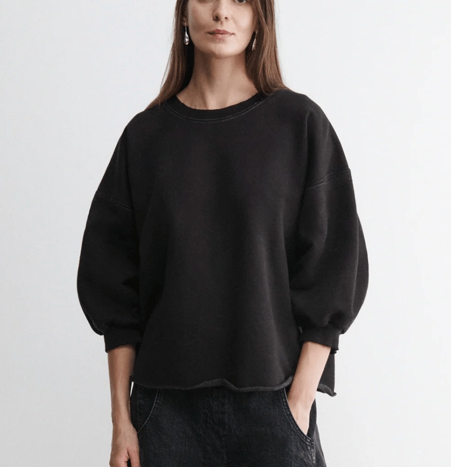 Rachel Comey Sweaters Charcoal / XS/S Fond Sweatshirt by Rachel Comey