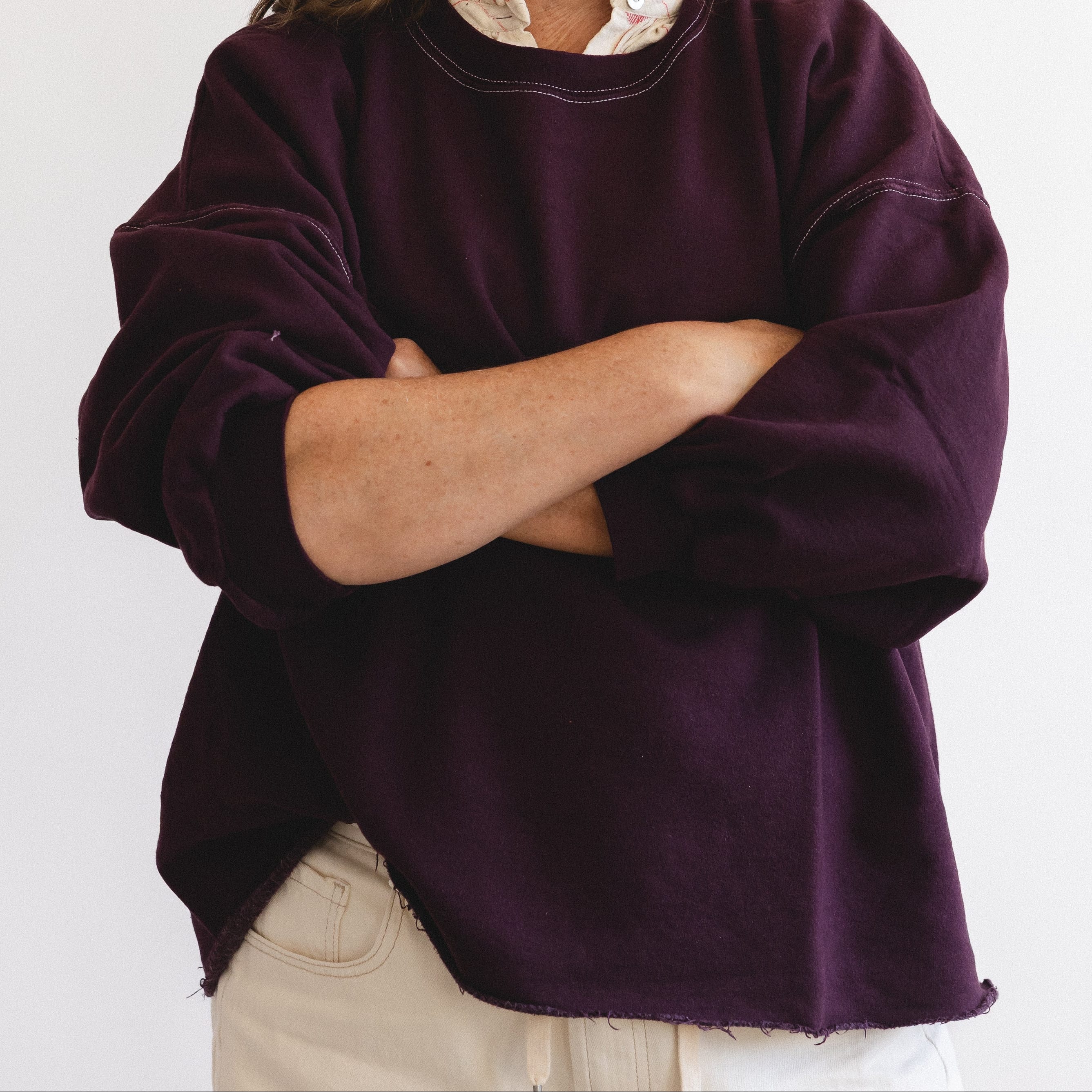 Rachel Comey Tops Plum / XS/S Fond Sweatshirt by Rachel Comey