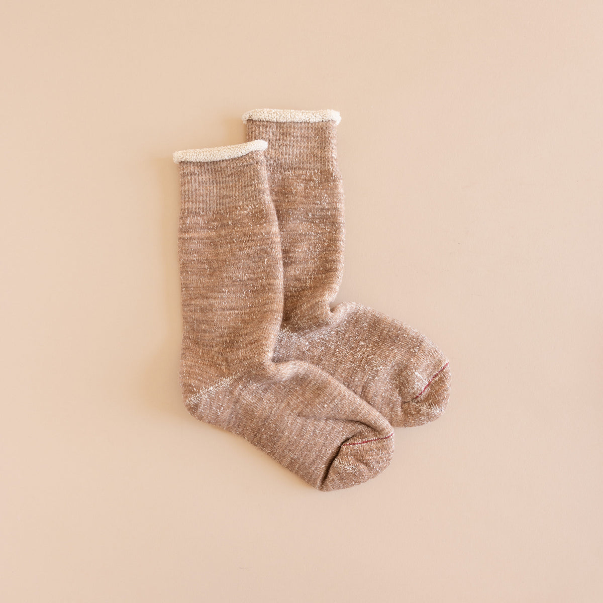 Rototo Socks Camel / Small Rototo Double Faced Crew Socks