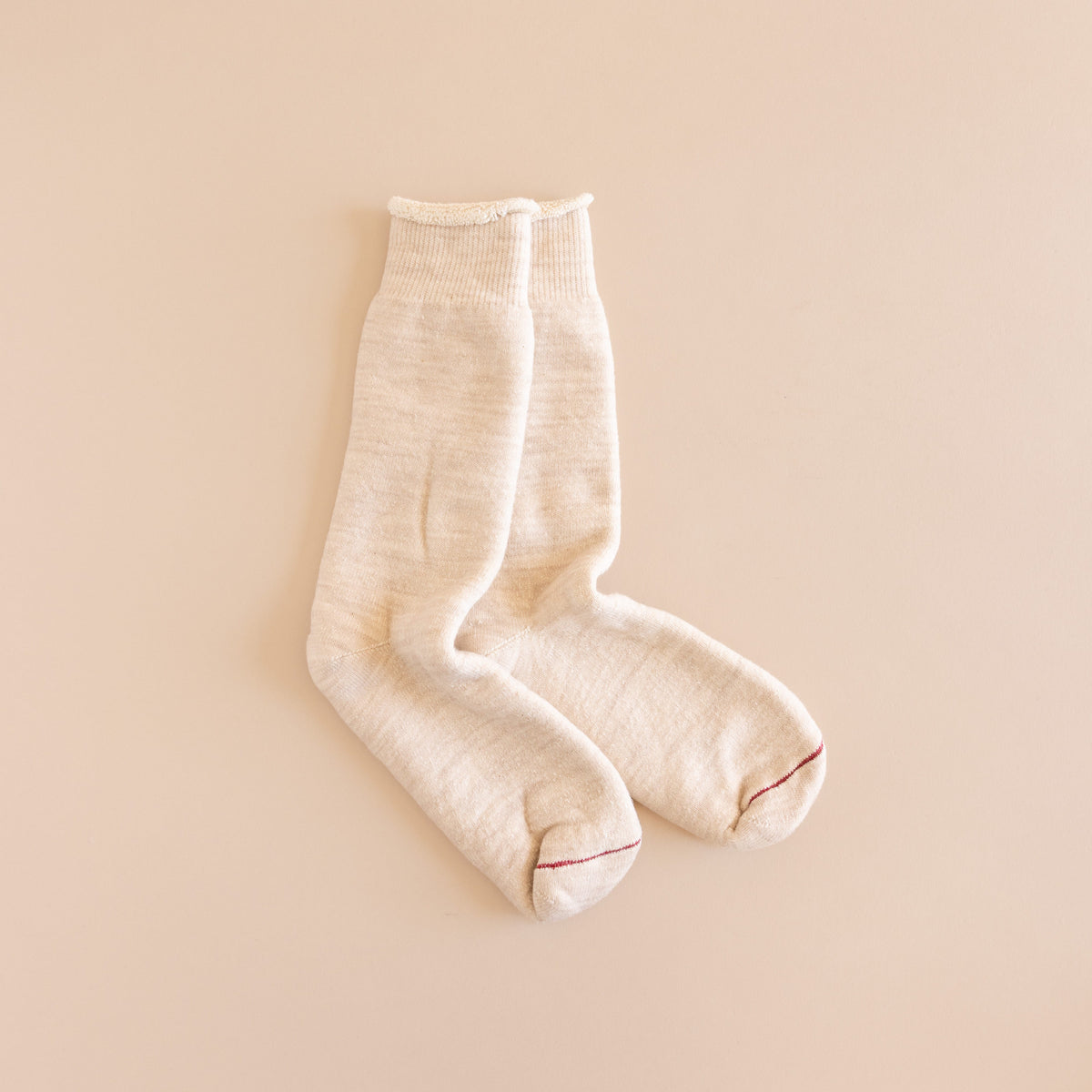 Rototo Socks Oatmeal / Small Rototo Double Faced Crew Socks