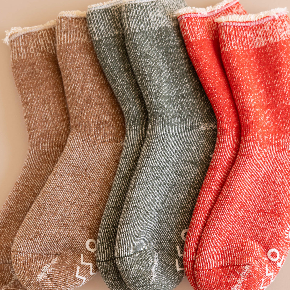 Rototo Socks Rototo Double Face Shaggy Pile Room Socks