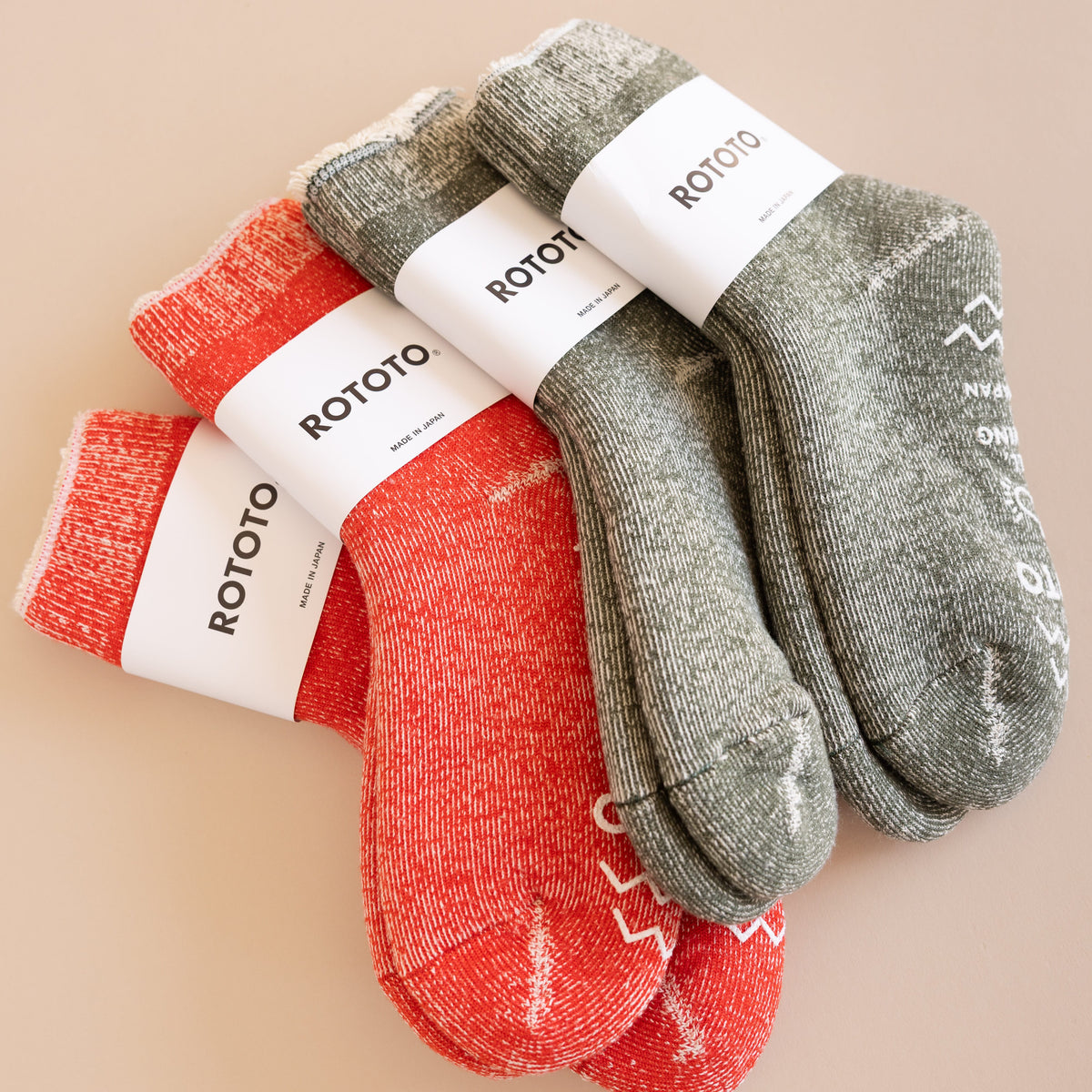 Rototo Socks Rototo Double Face Shaggy Pile Room Socks