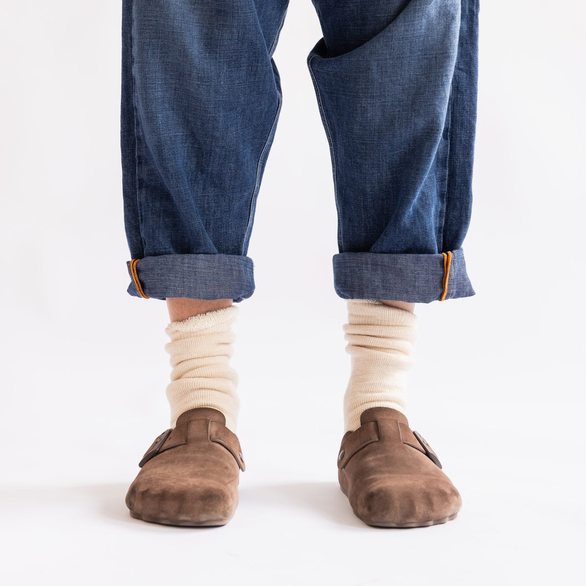 Rototo Socks Rototo Double Faced Crew Socks