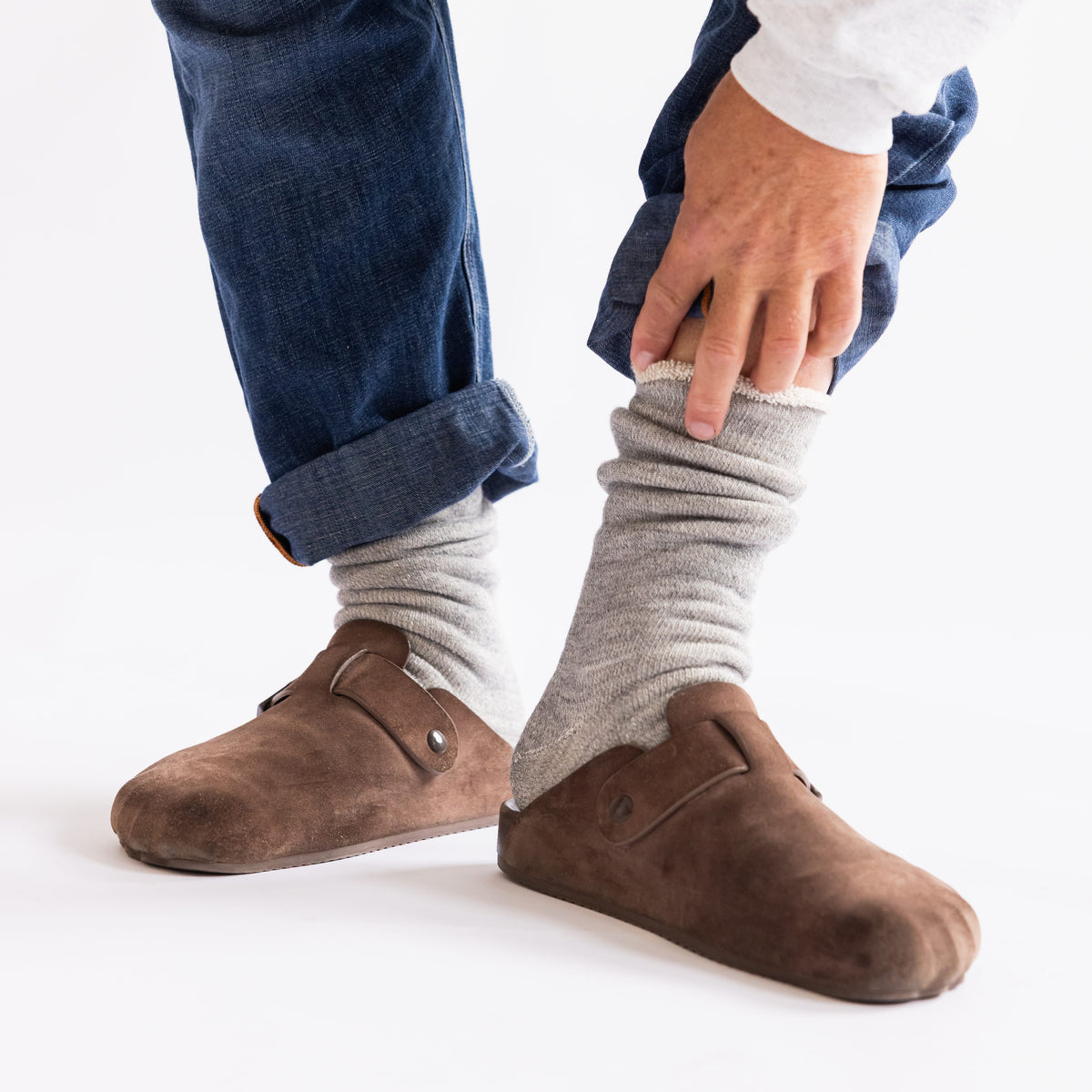 Rototo Socks Rototo Double Faced Crew Socks