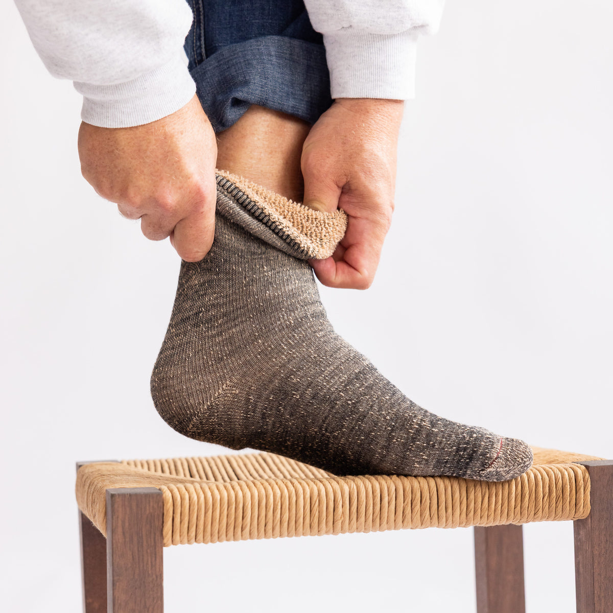 Rototo Socks Rototo Double Faced Crew Socks