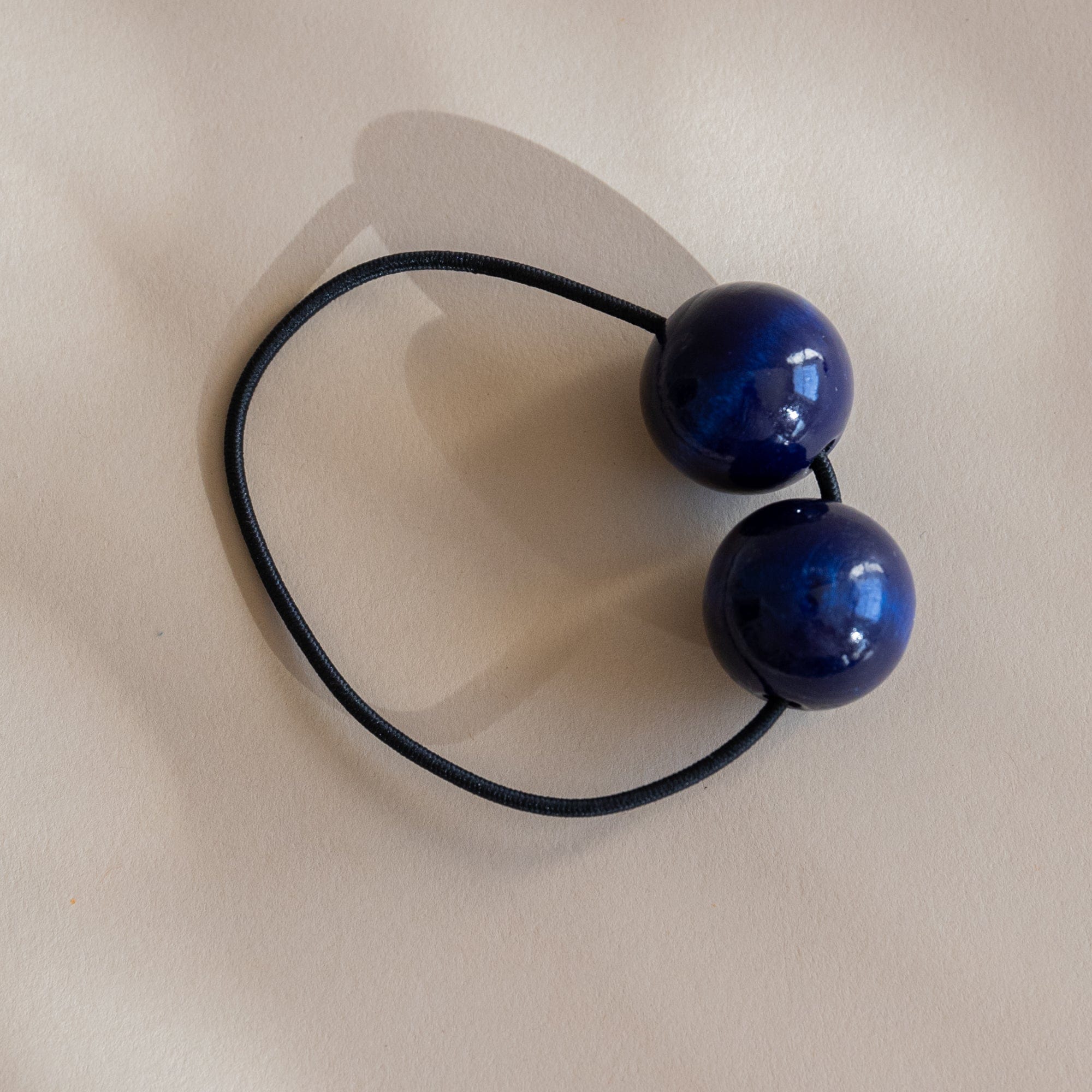 Saskia Diez Hair blue Wooden Hair Tie by Saskia Diez