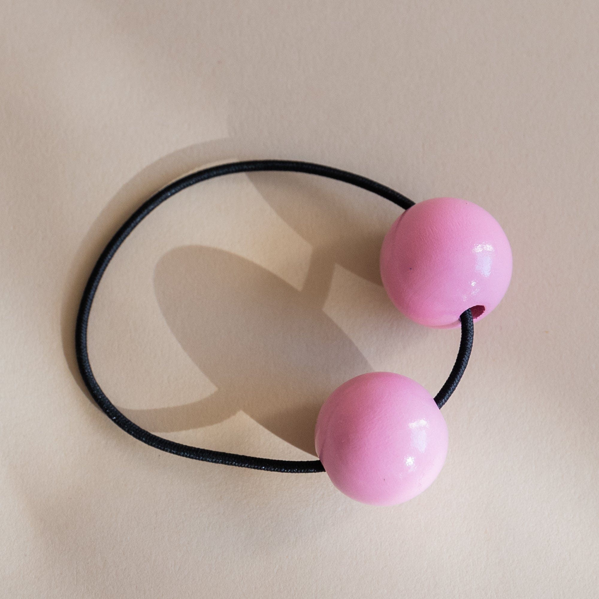 Saskia Diez Hair pink Wooden Hair Tie by Saskia Diez