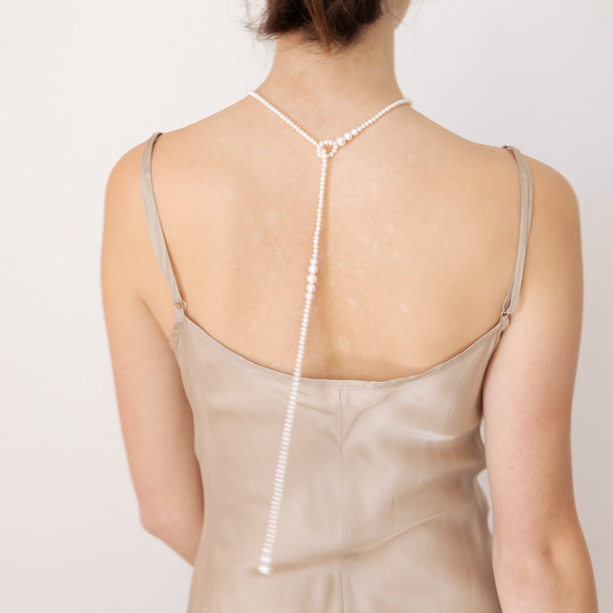 Drop Pearl Lasso Necklace