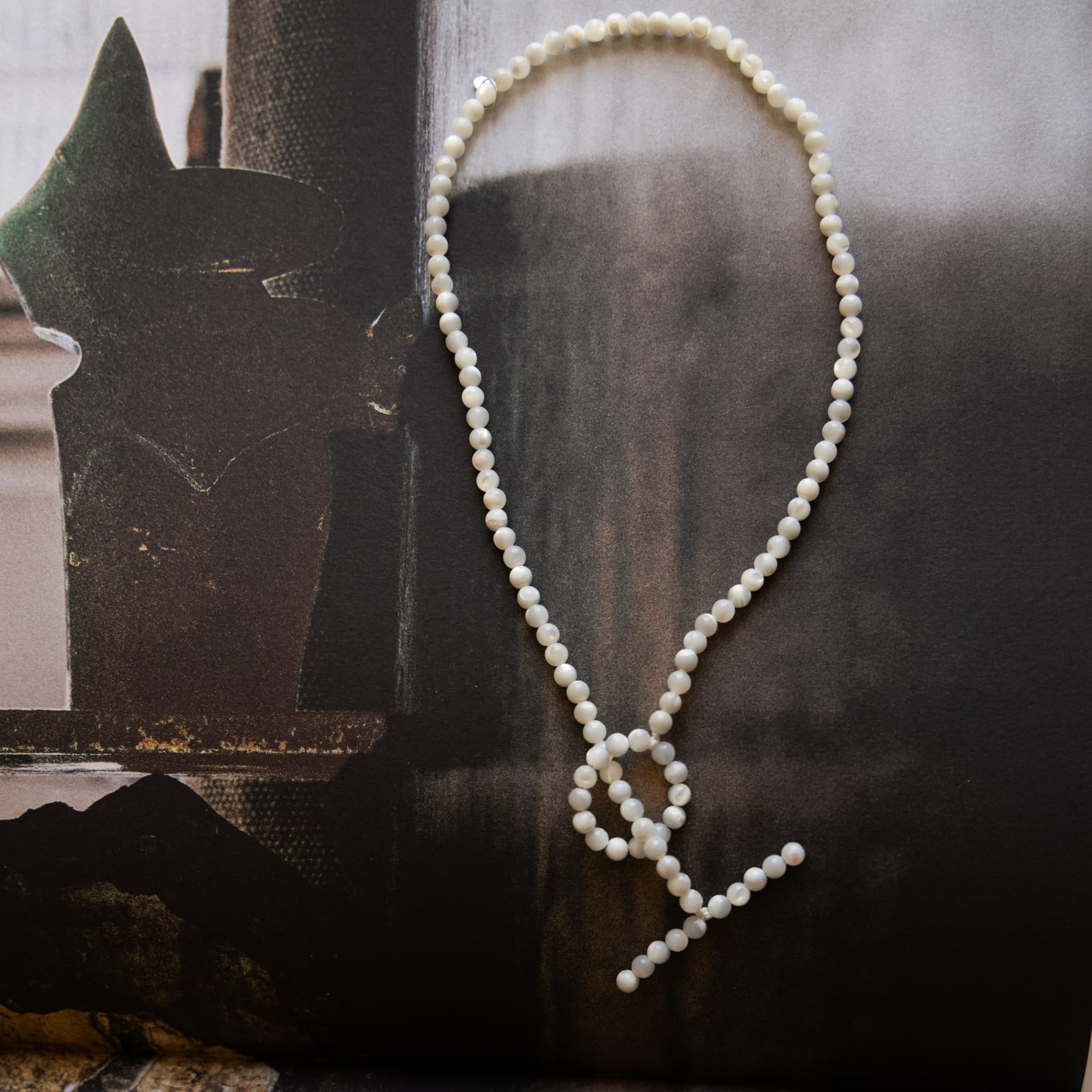 Saskia Diez Necklaces Mother of Pearl Choker Necklace