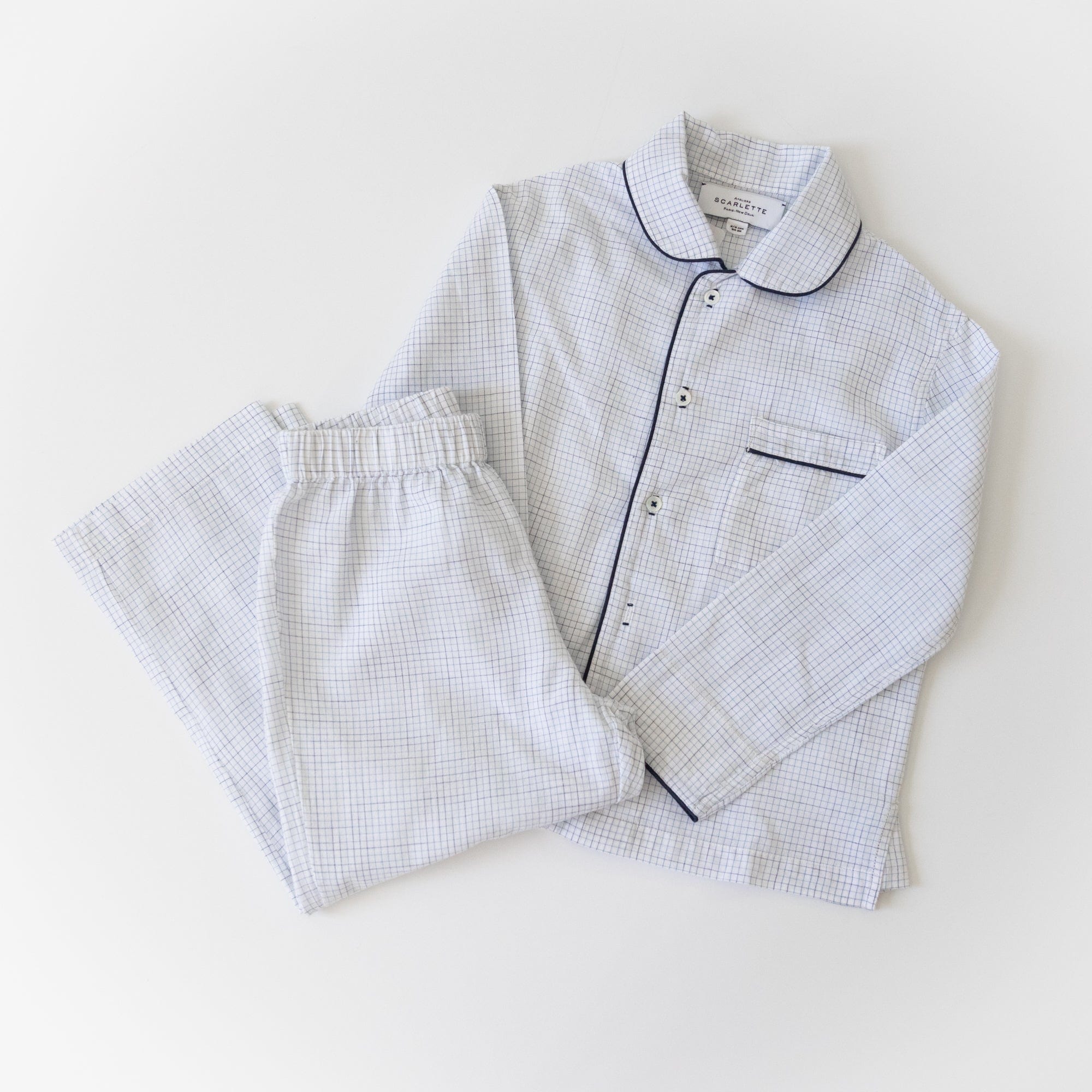 Scarlette Ateliers Kids Clothing Paul / 2-3 Kids Cotton Pajamas Set by Scarlette Ateliers