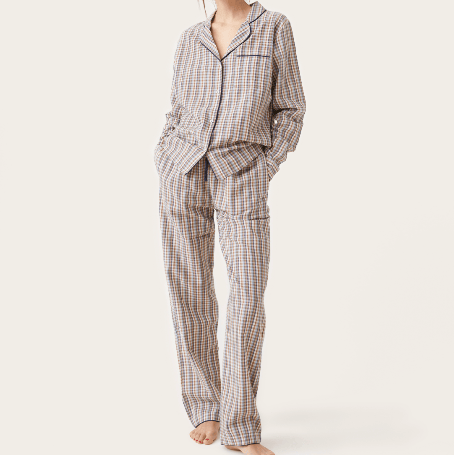 Scarlette Ateliers Sleepwear Classic Cotton Pajama Set by Scarlette Ateliers