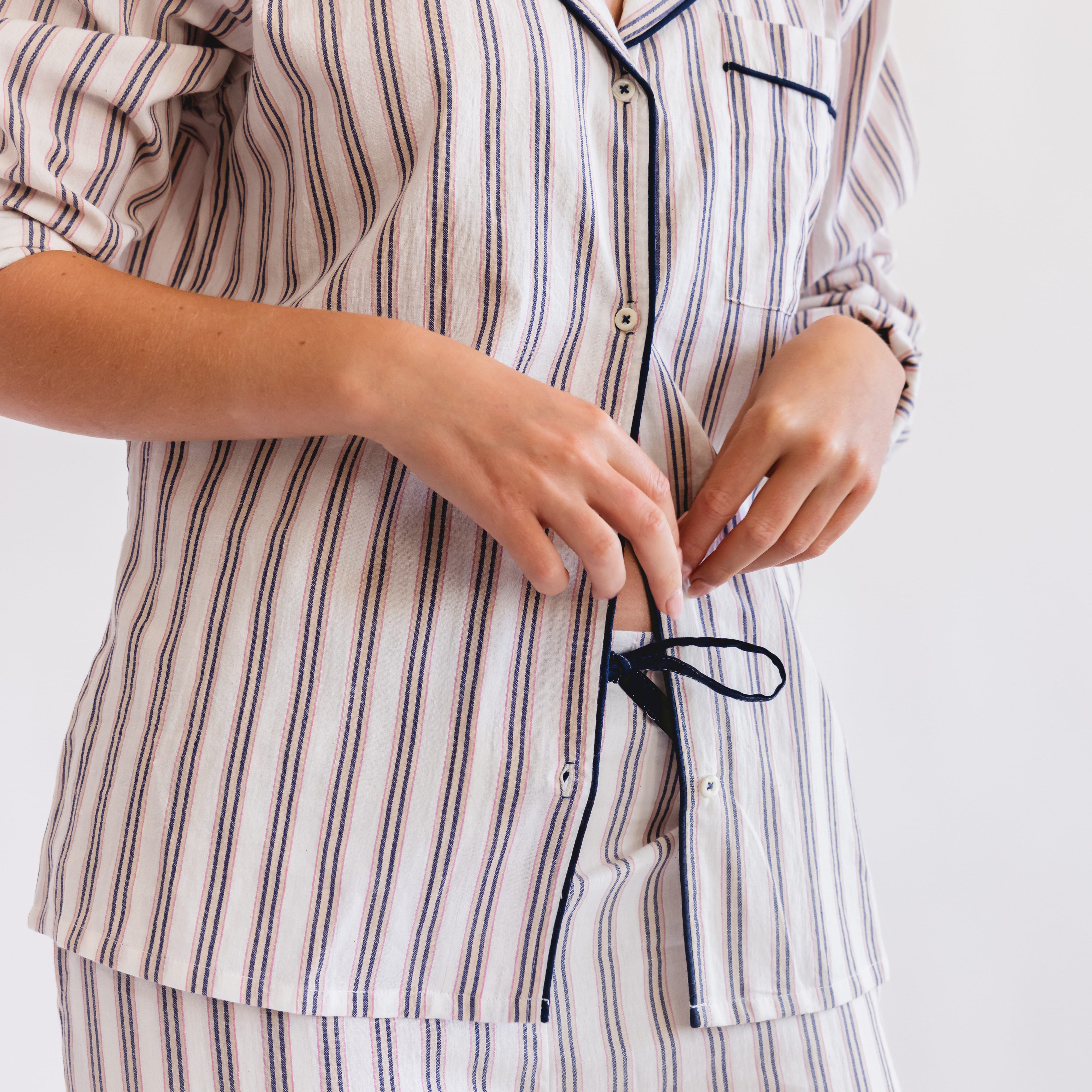 Scarlette Ateliers Sleepwear Classic Cotton Pajama Set by Scarlette Ateliers