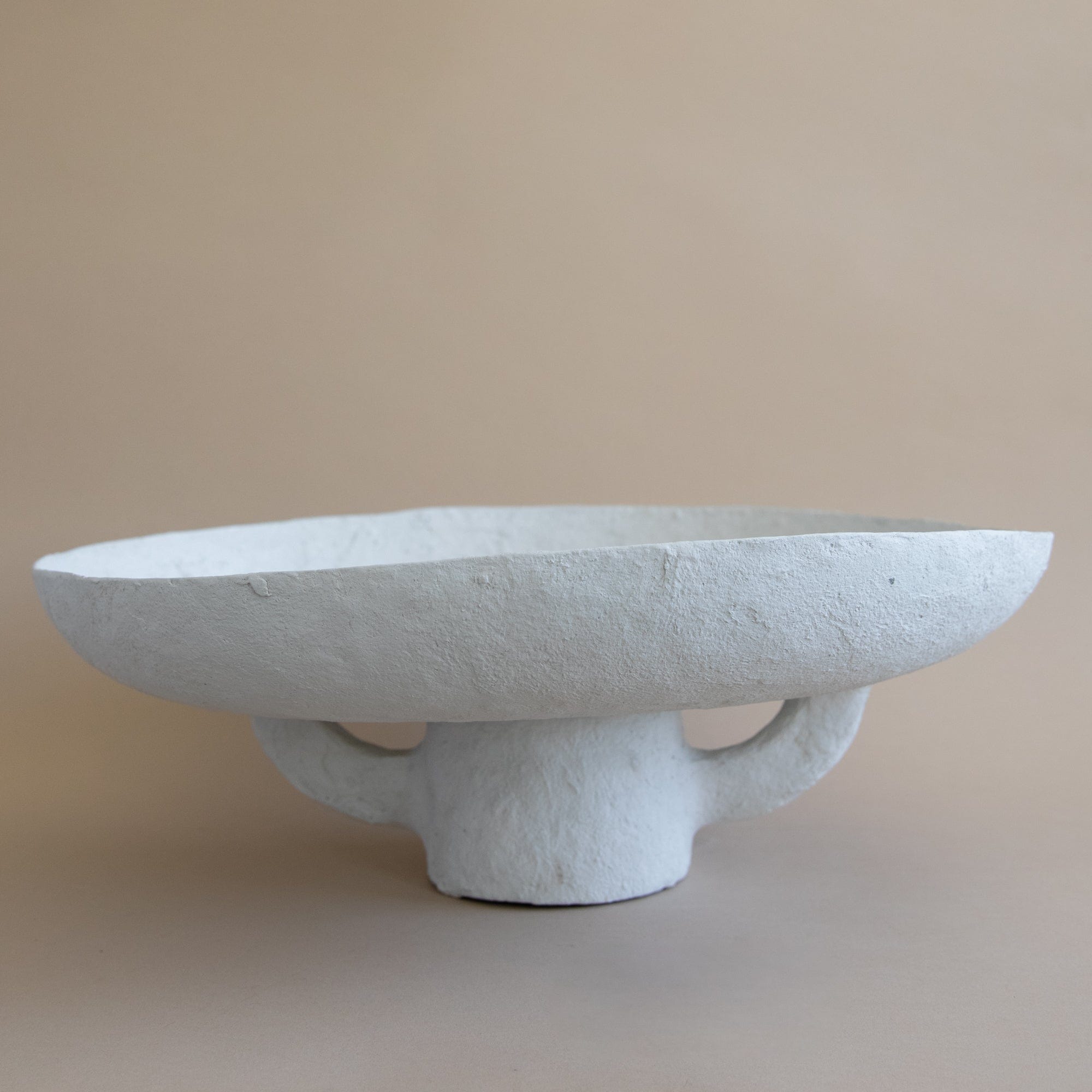 serax Objects Pedestal Platter in Paper Mache