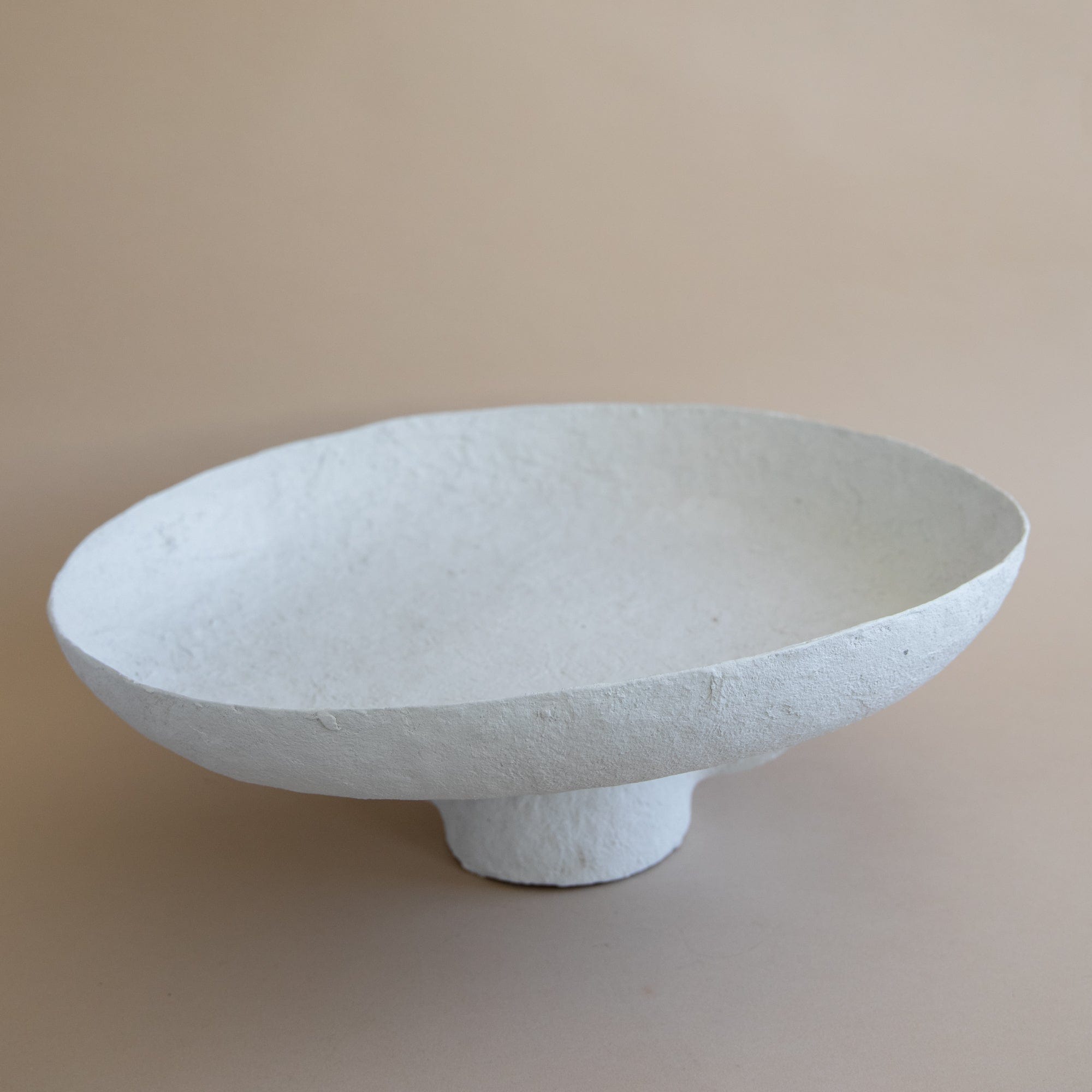 serax Objects Pedestal Platter in Paper Mache