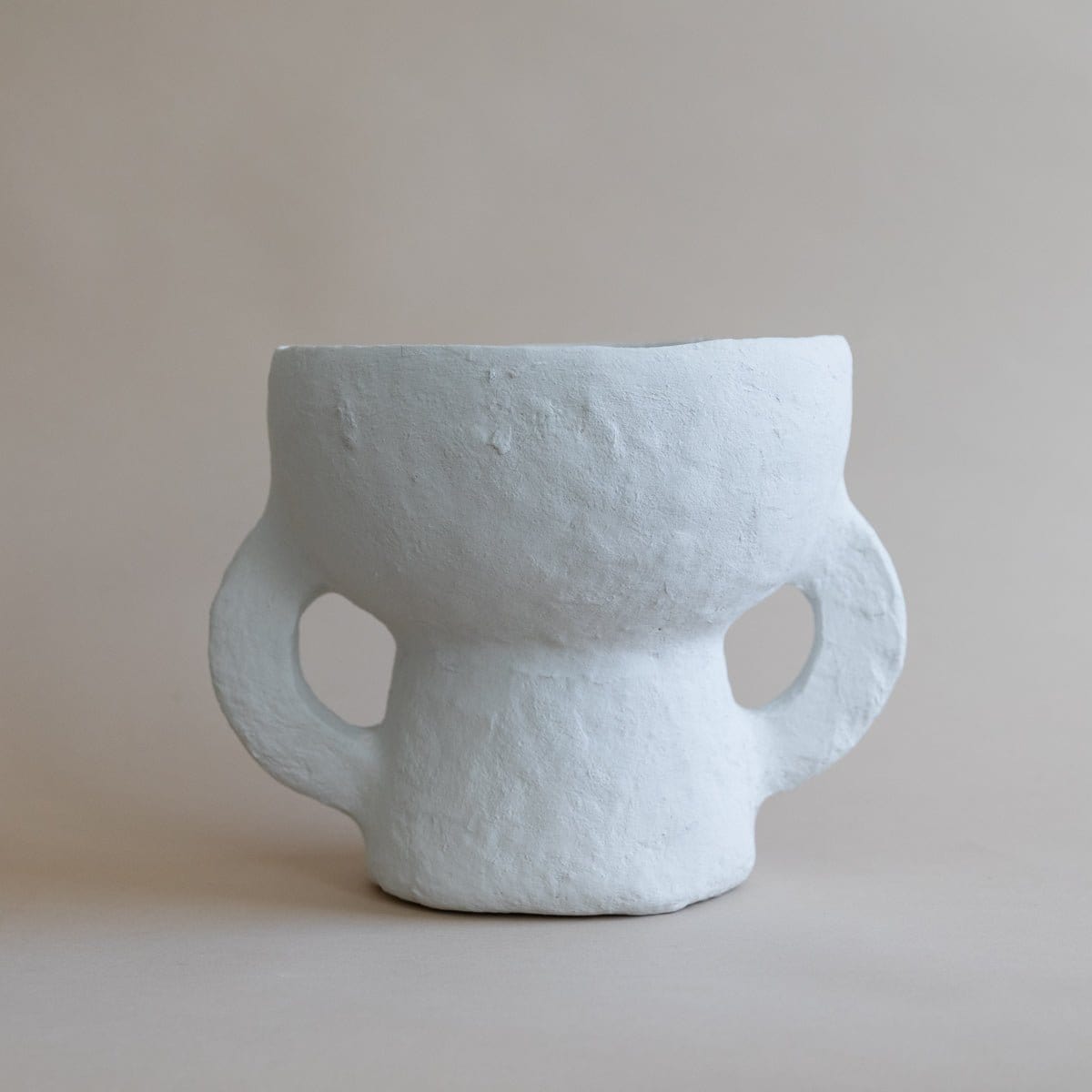 Serax Statement Piece Short Looped Vase in Paper Mache