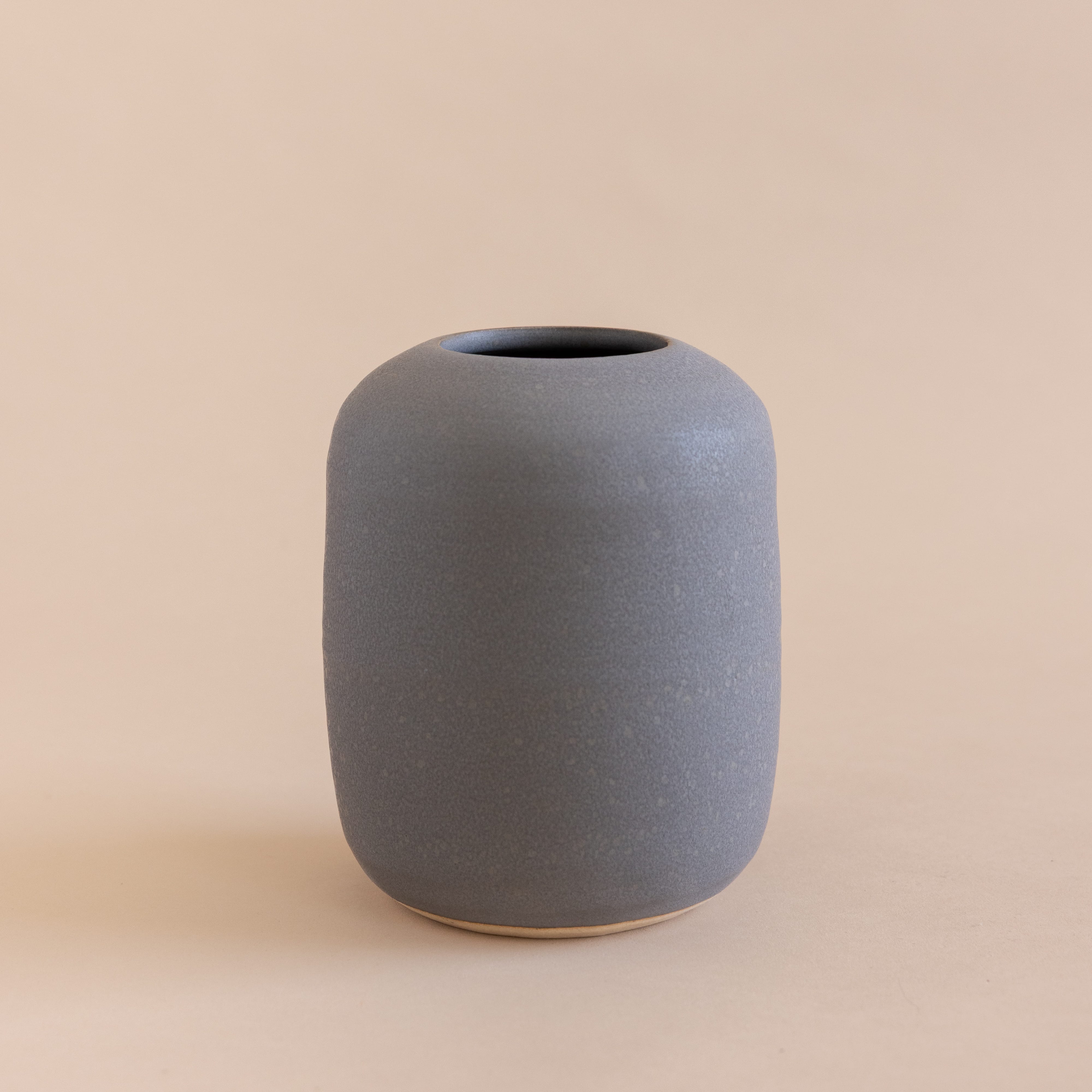 Sheldon Ceramics Everyday Charcoal / Large Ceramic Oval Vase
