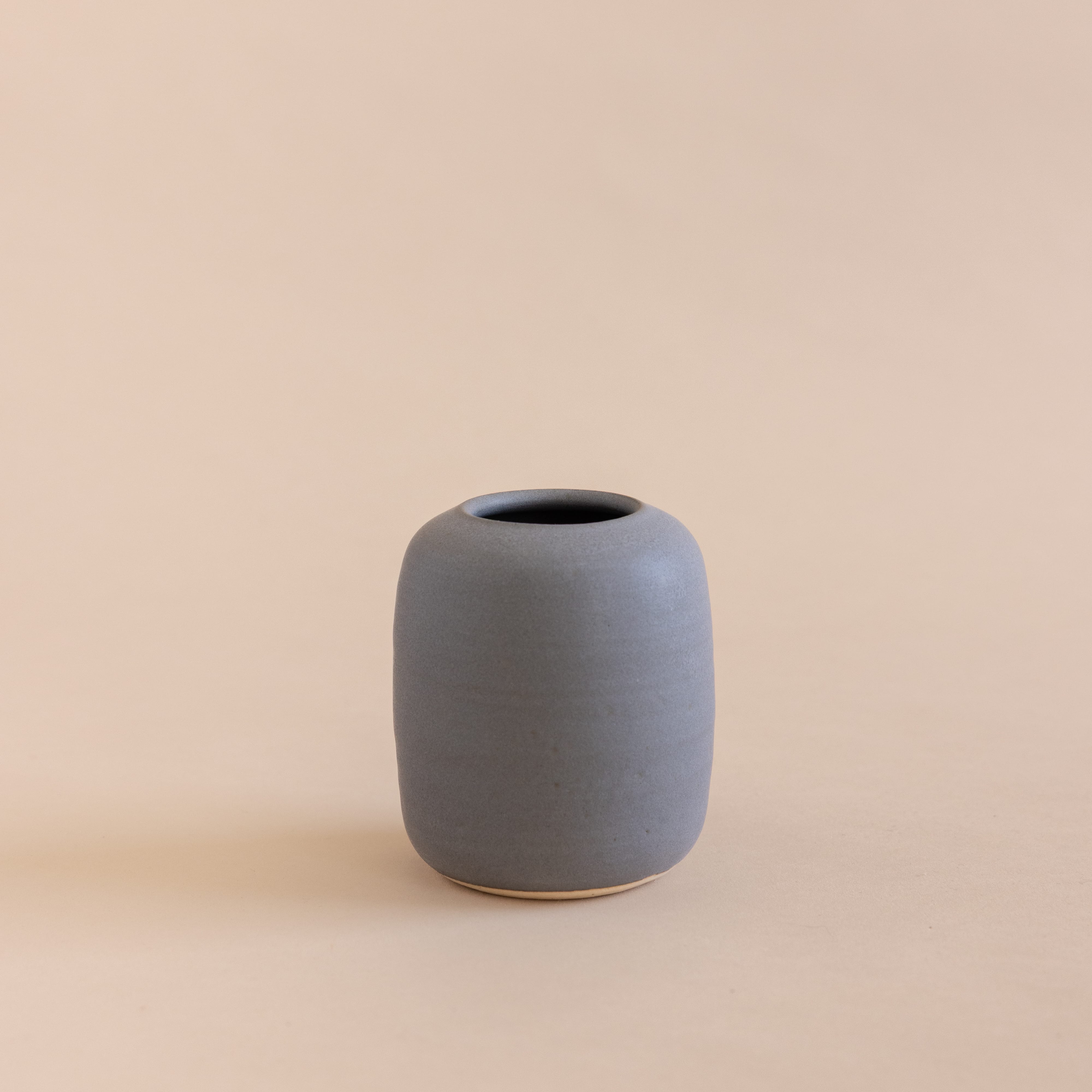 Sheldon Ceramics Everyday Charcoal / Small Ceramic Oval Vase