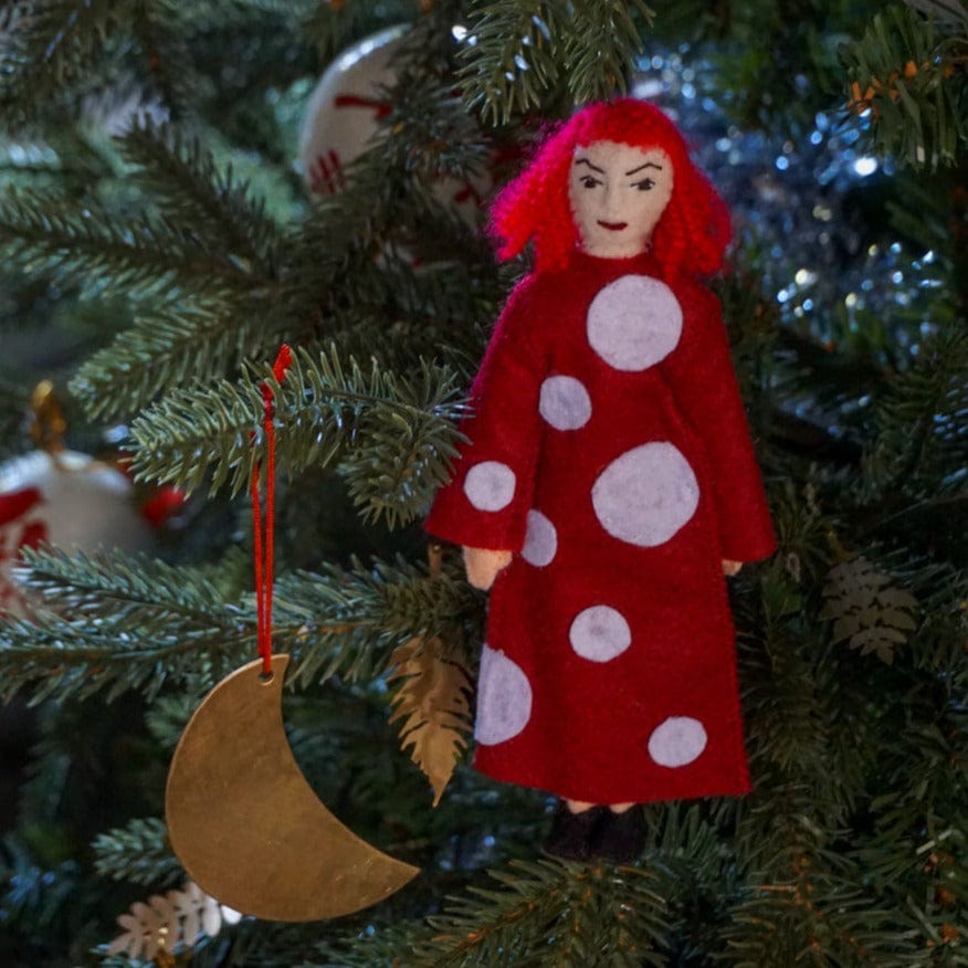 Silk Road Bazaar Decor Yayoi Kusama Felt Ornament