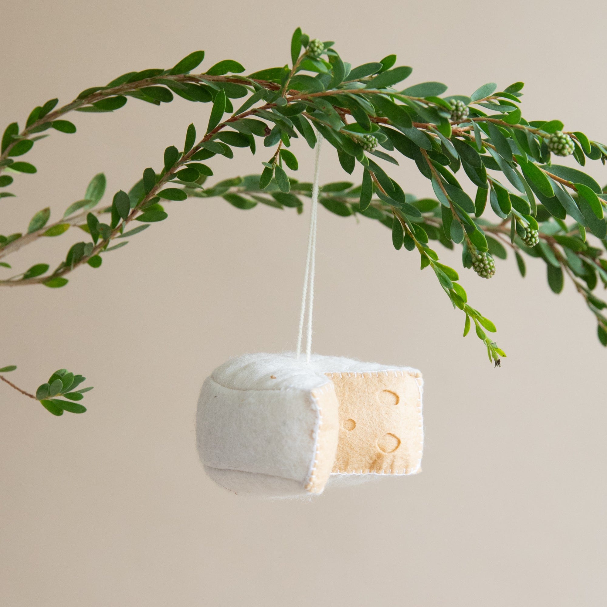 Silk Road Bazaar Seasonal Brie Wheel Ornament