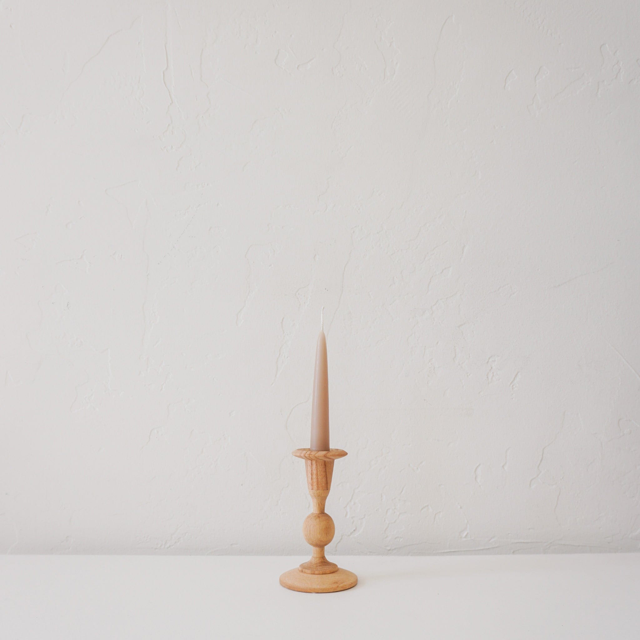 Sir/Madame Candle Holders Small Wood Taper Candle Holders