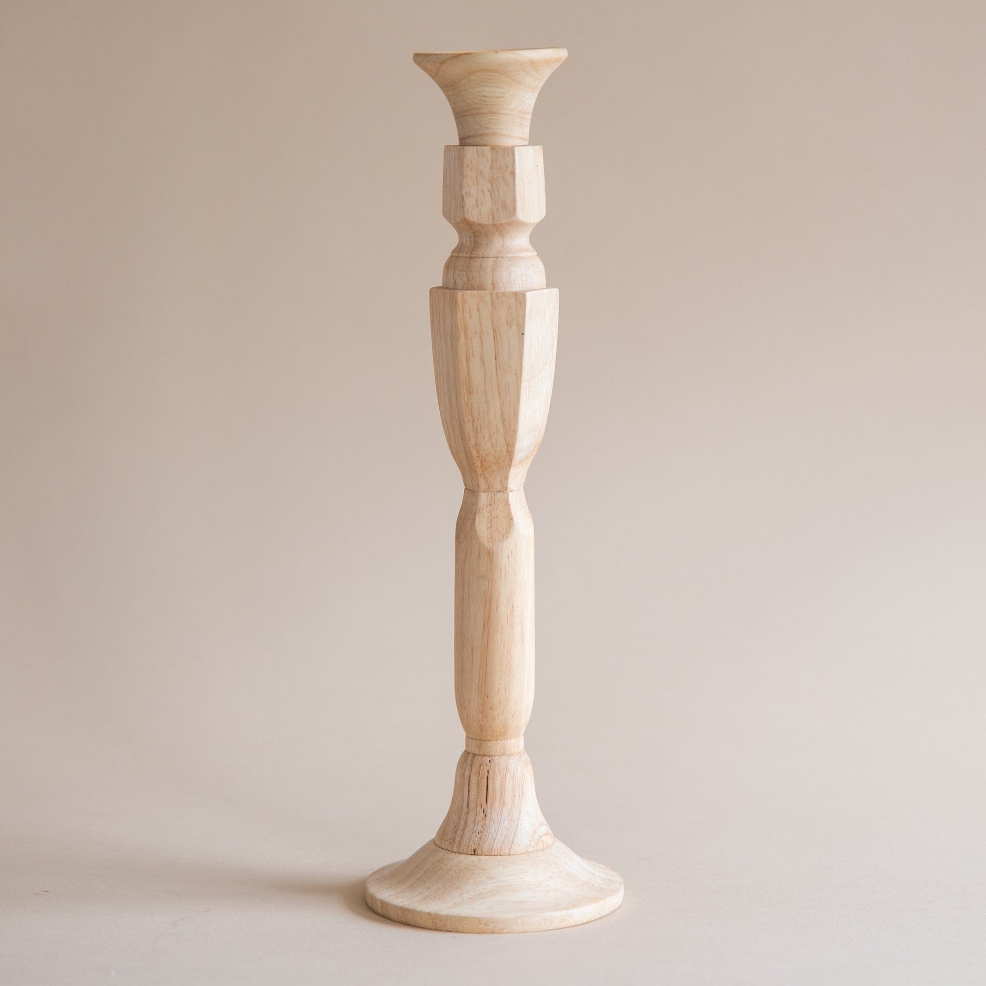 Sir/Madame Candle Holders Wood Taper Candle Holders