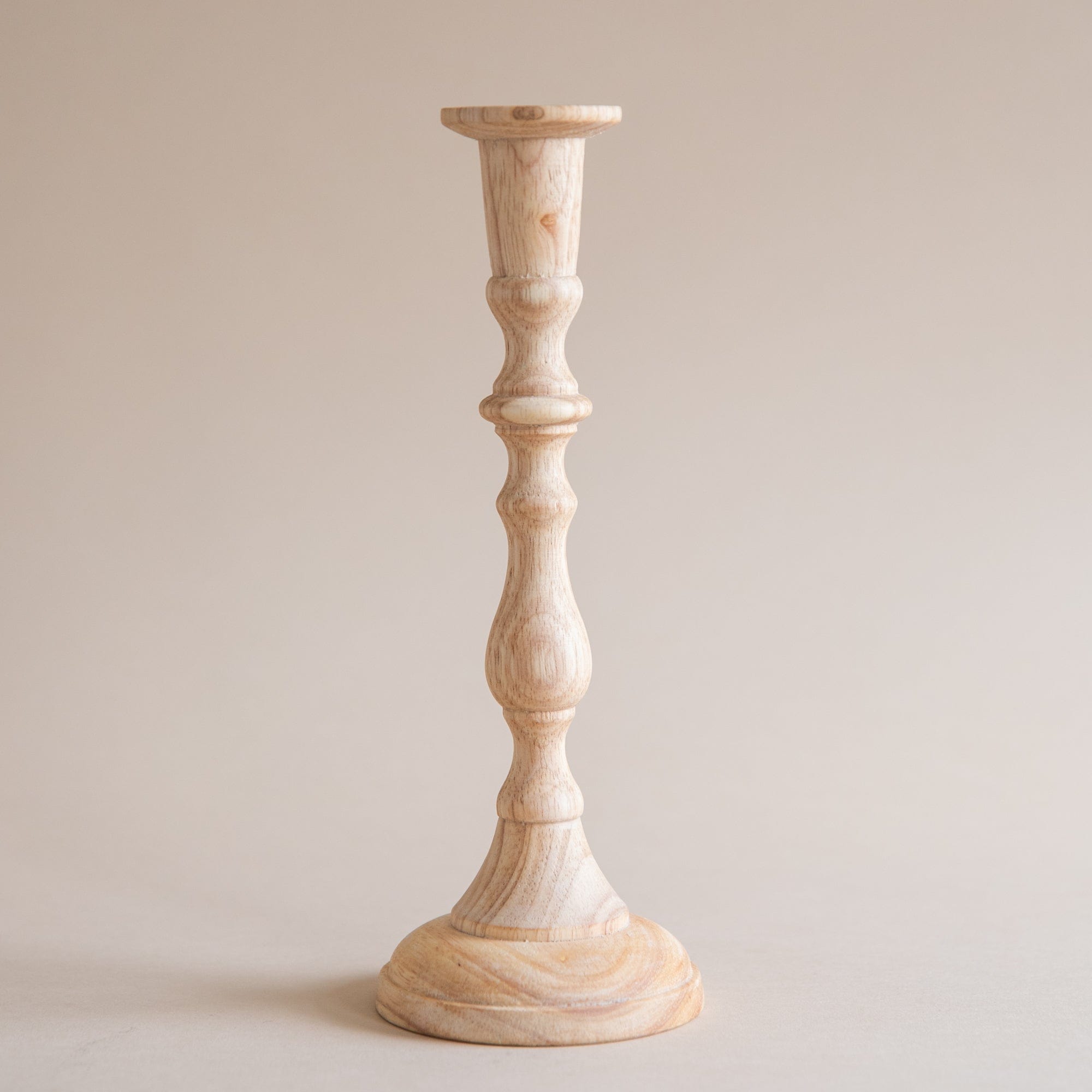 Sir/Madame Candle Holders Wood Taper Candle Holders