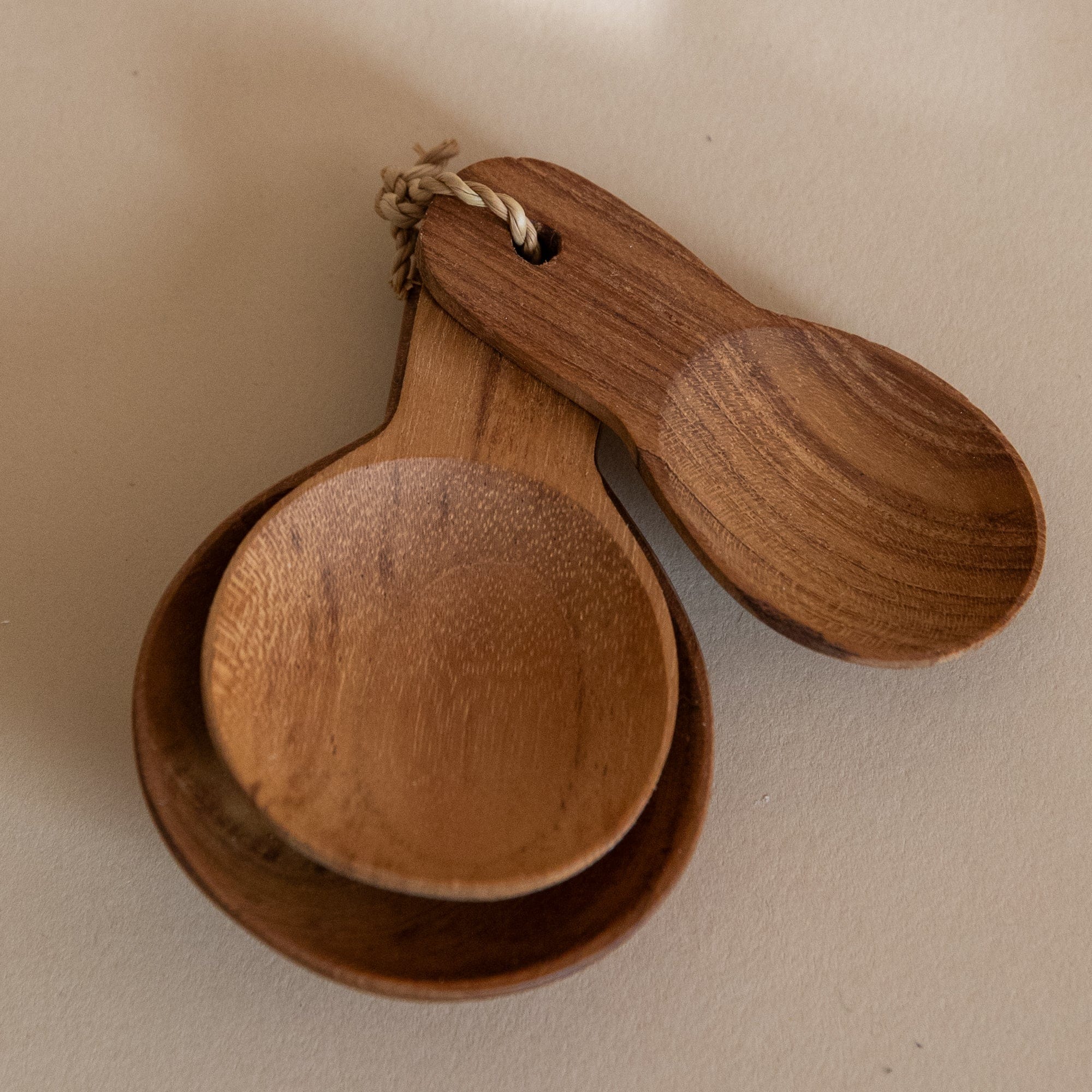 Sir/Madame Cooking + Utensils Teak Measuring Spoons - Set of 3