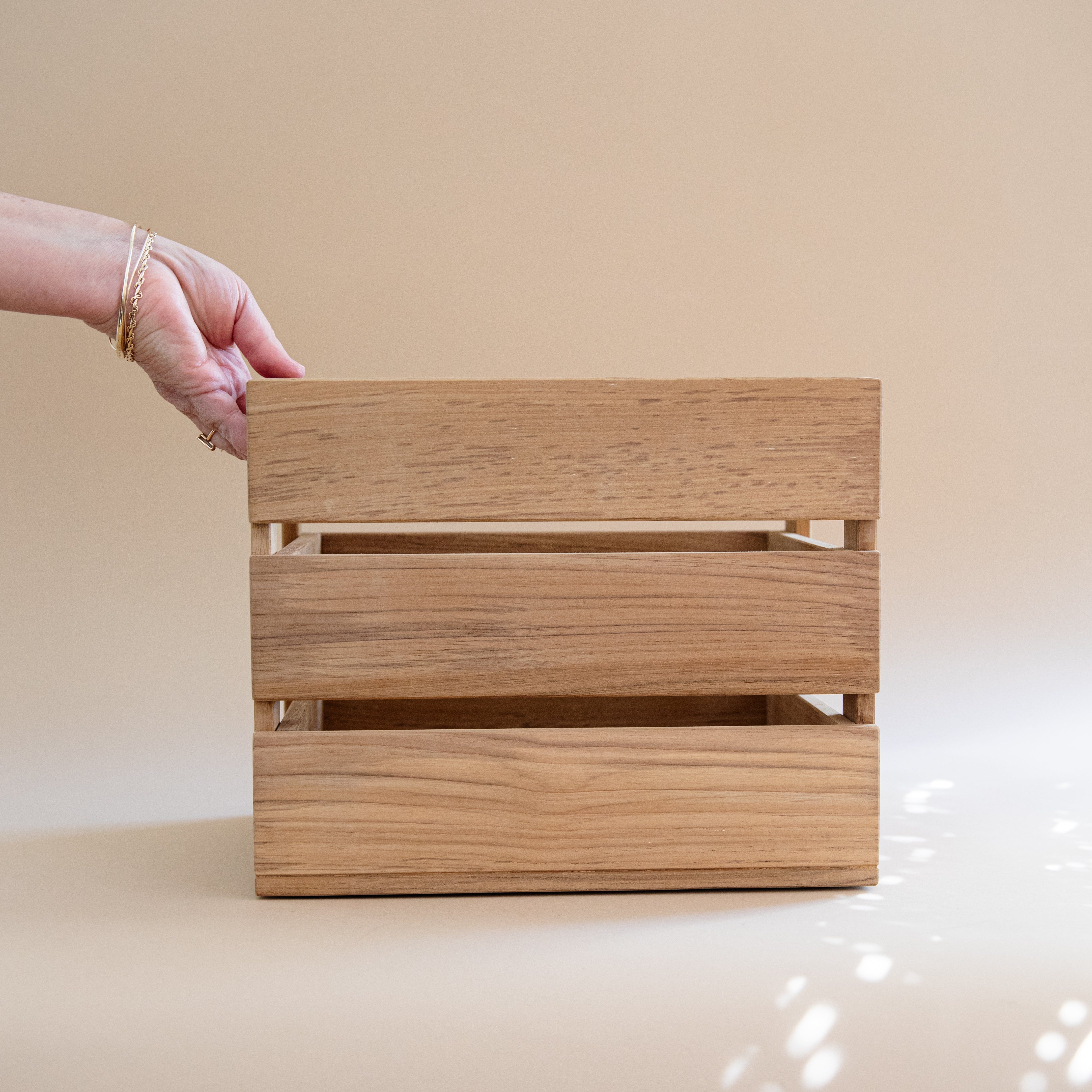 Skagerak Bins Tall Dania Box in Teak