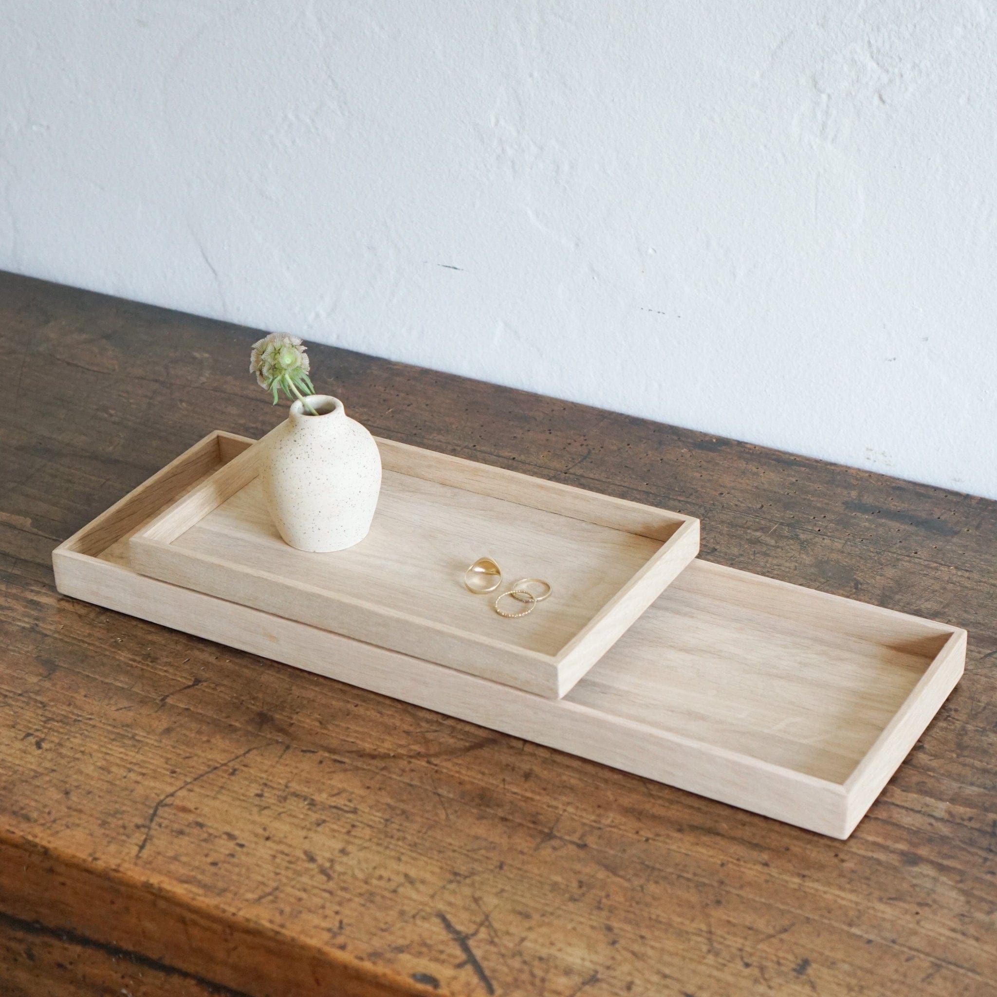 Skagerak Trays + Catchalls Long Nomad Tray in Oak