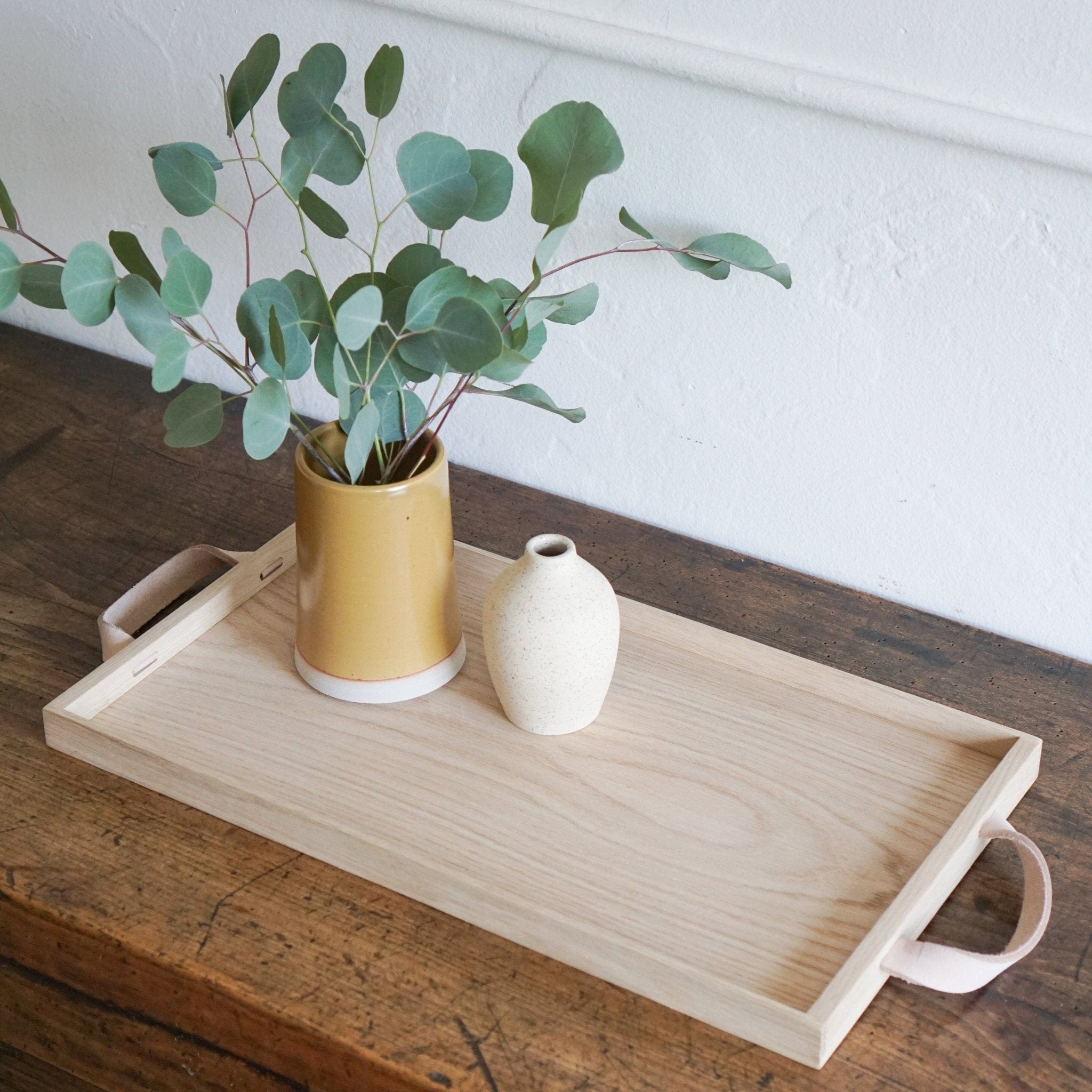 Skagerak Trays + Catchalls Norr Tray with Leather Handles