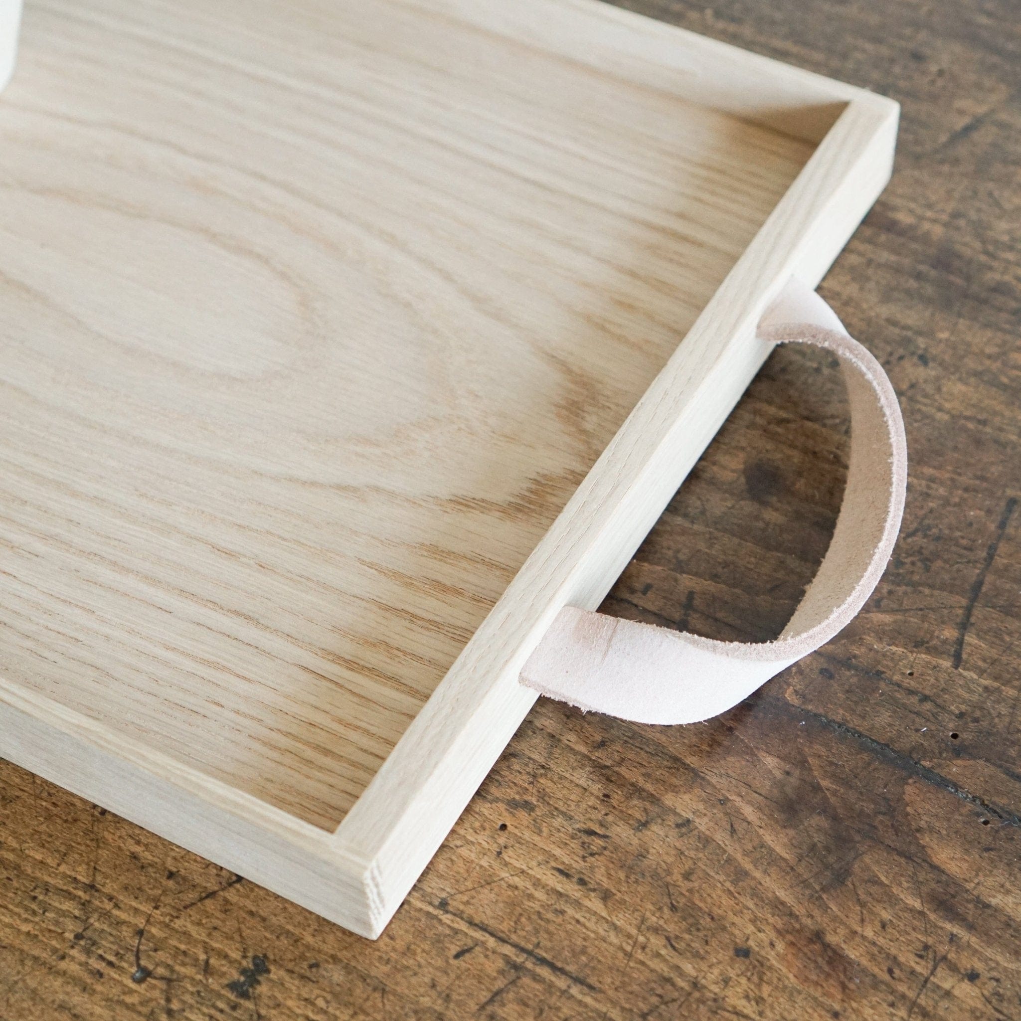 Skagerak Trays + Catchalls Oak Norr Tray with Leather Handles