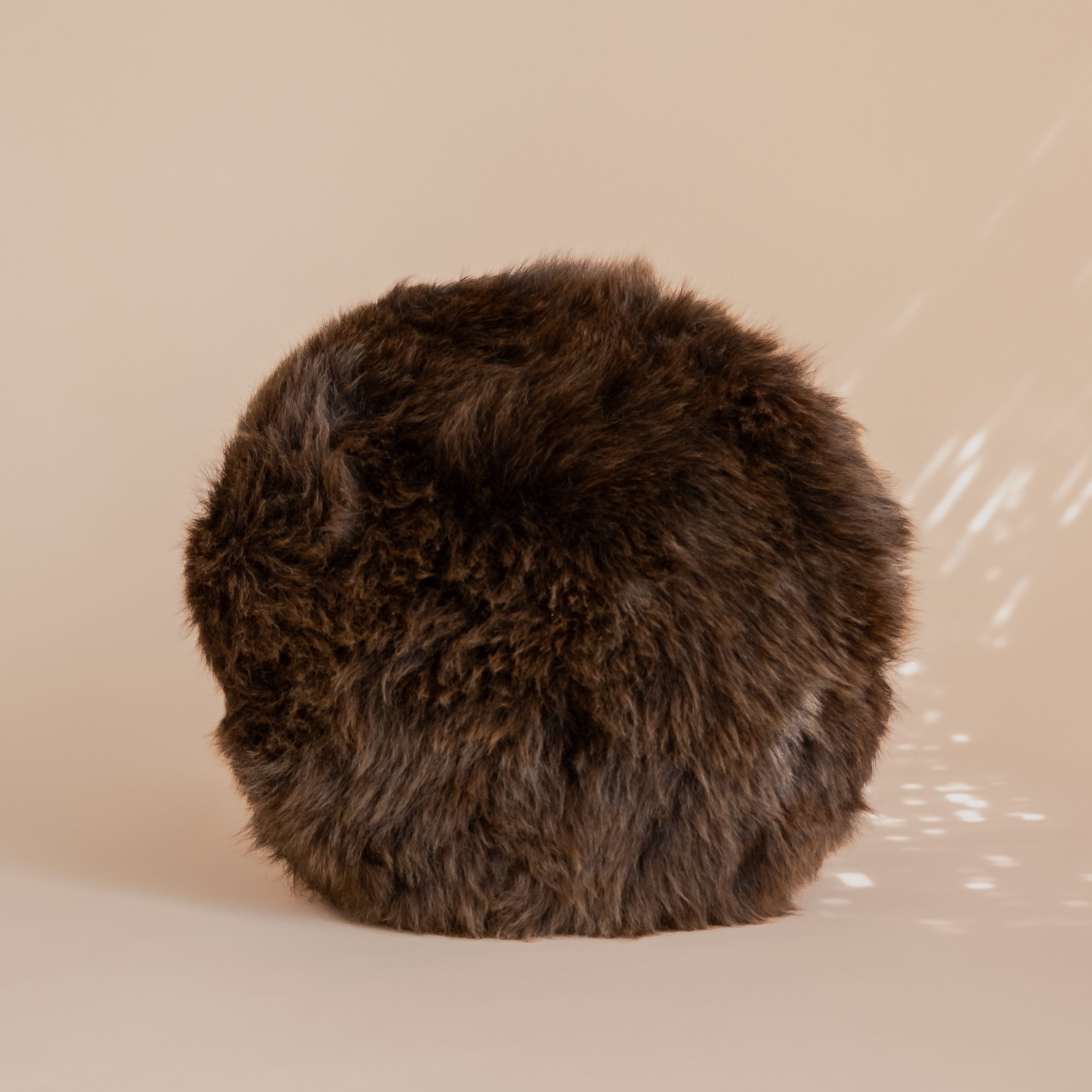 Skye Skyns Pillows Round Sheepskin Pillow