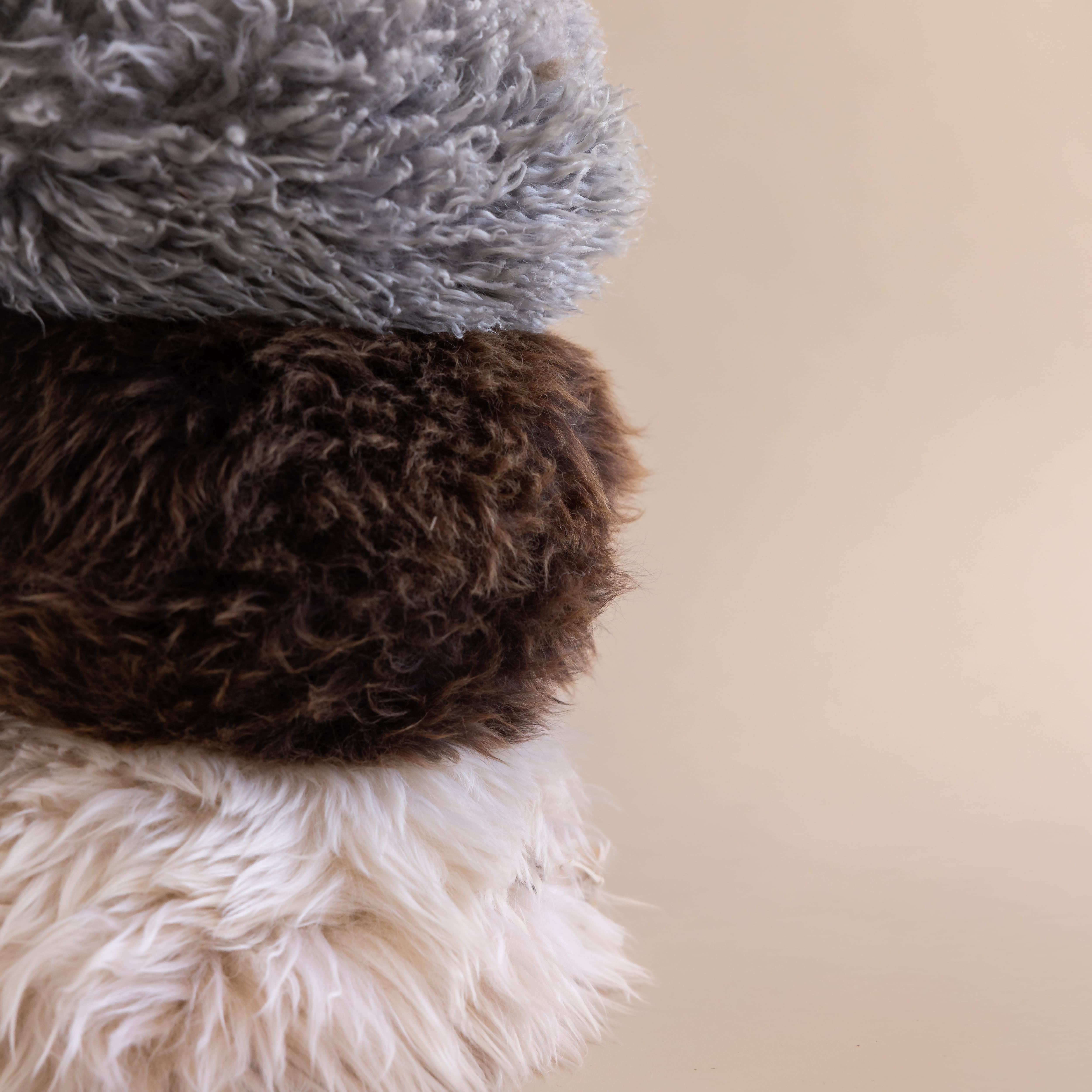 Skye Skyns Pillows Round Sheepskin Pillow