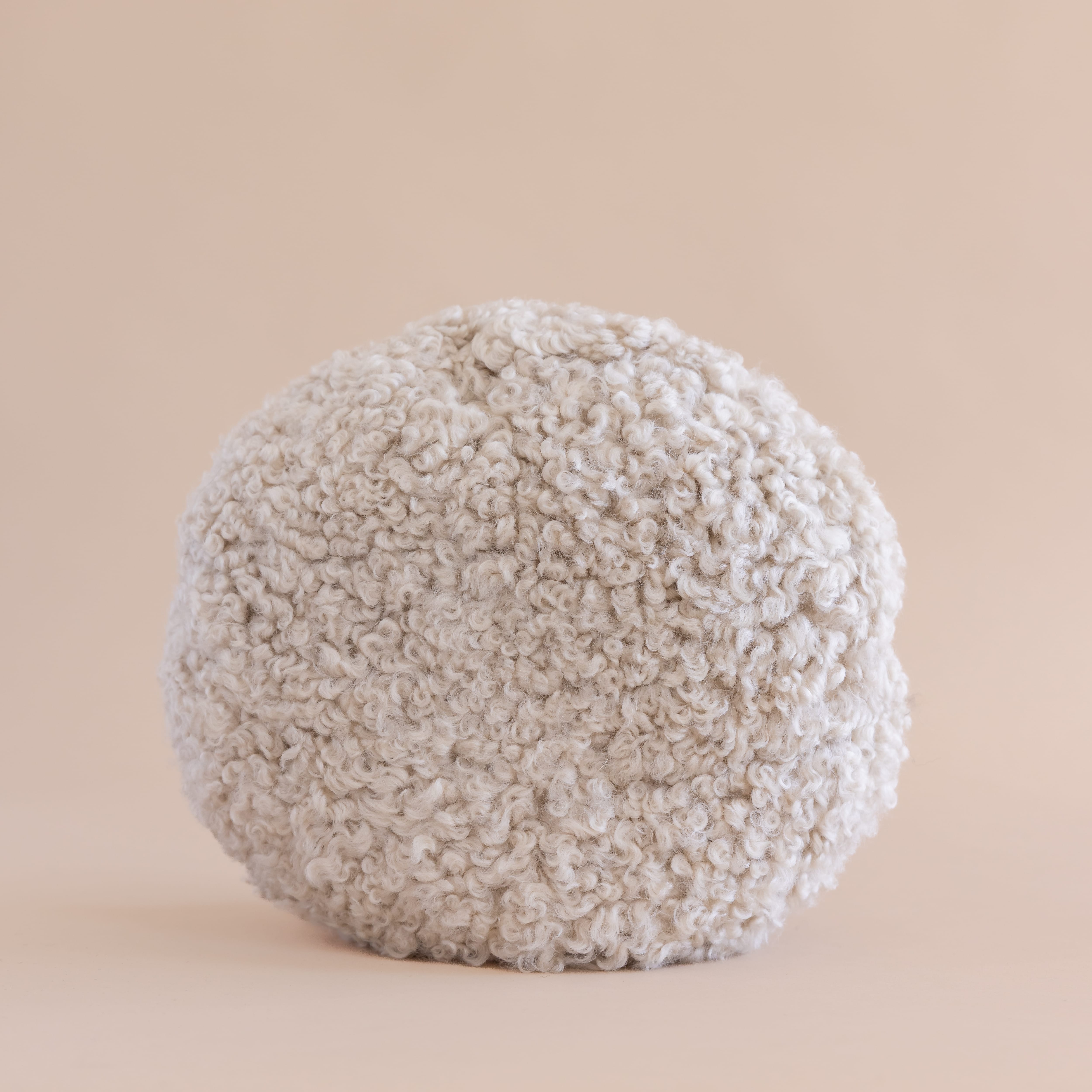 Skye Skyns Pillows Round Sheepskin Pillow