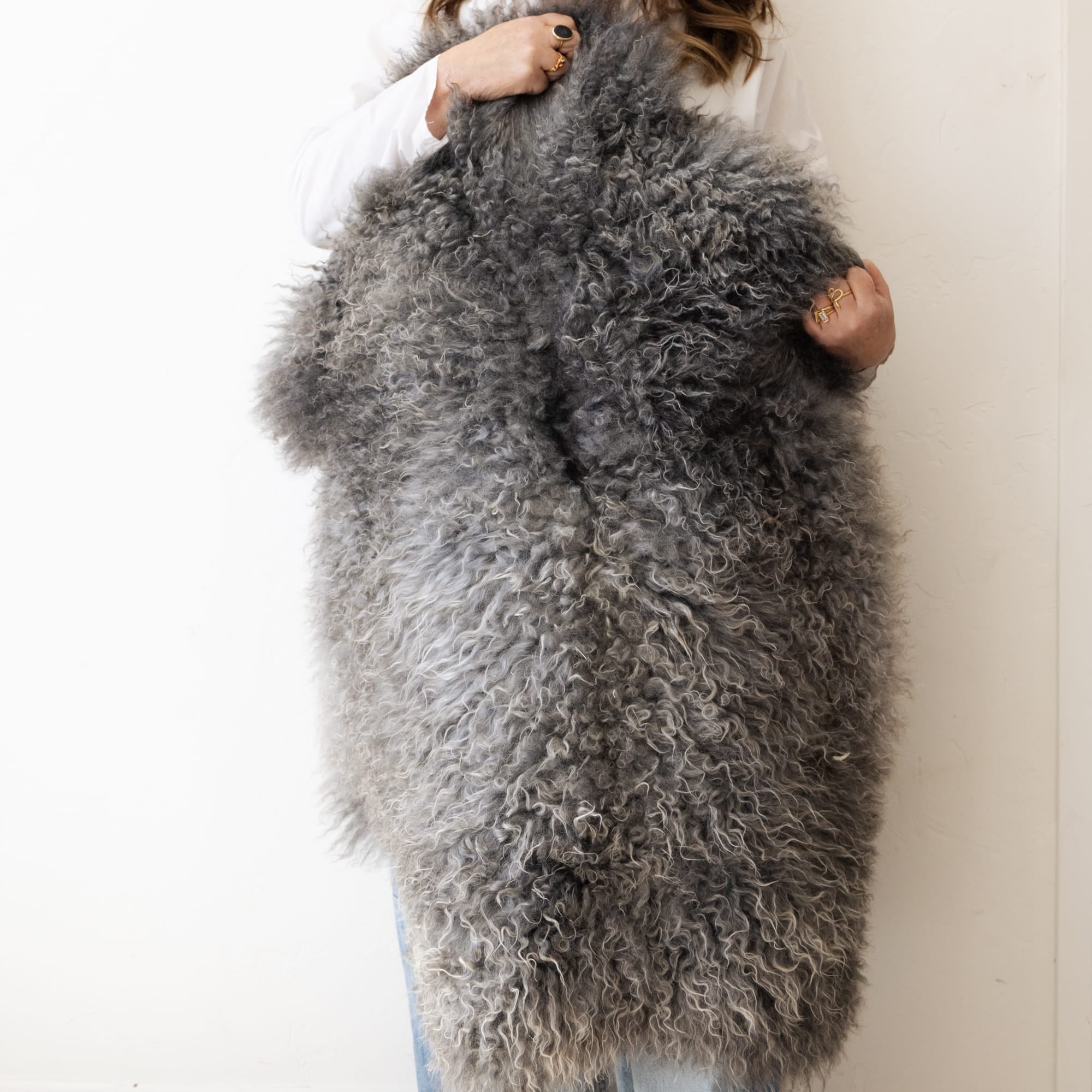 Skye Skyns Sheepskins Grey Sheepskin Rug
