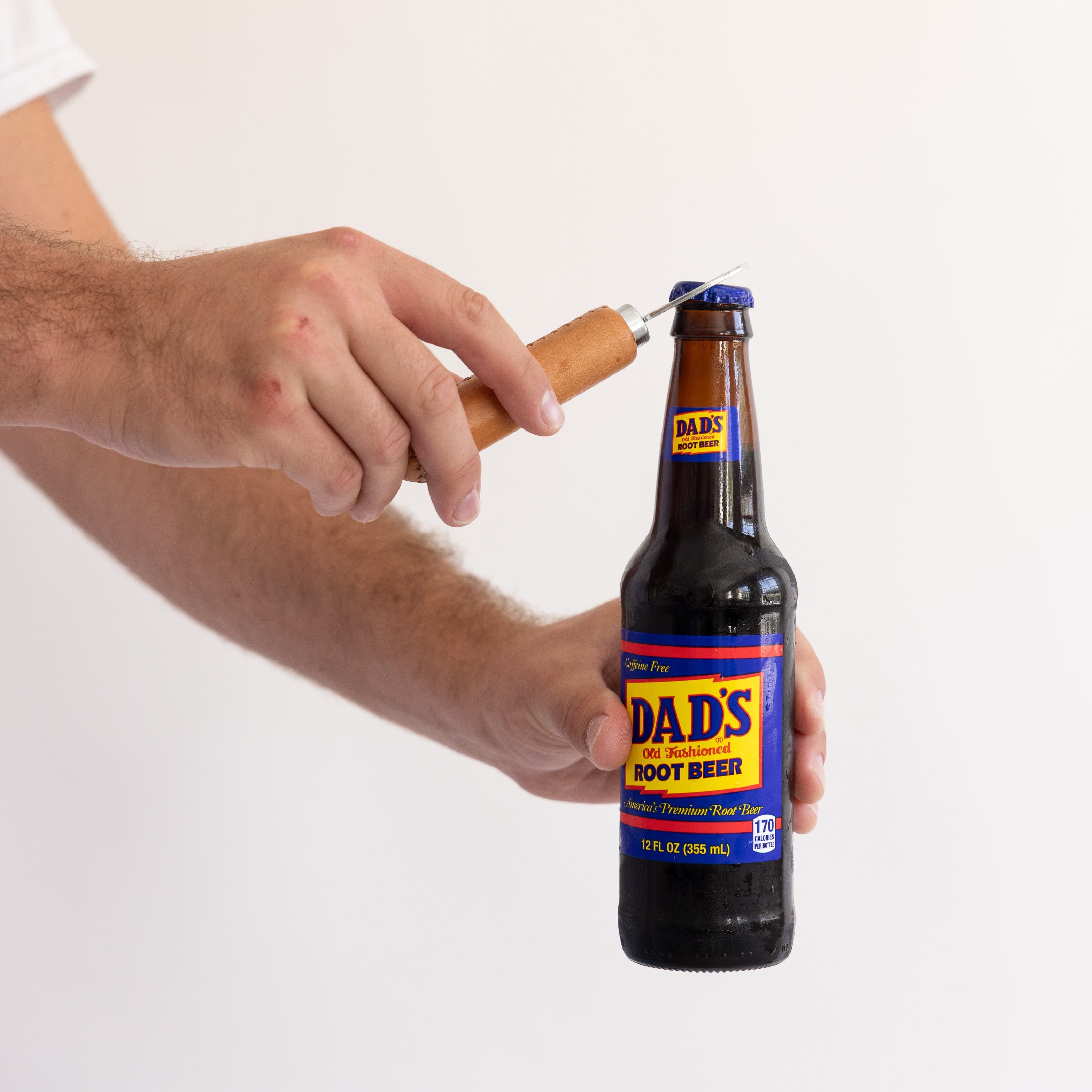 Sol & Luna Barware Leather Wrapped Bottle Opener