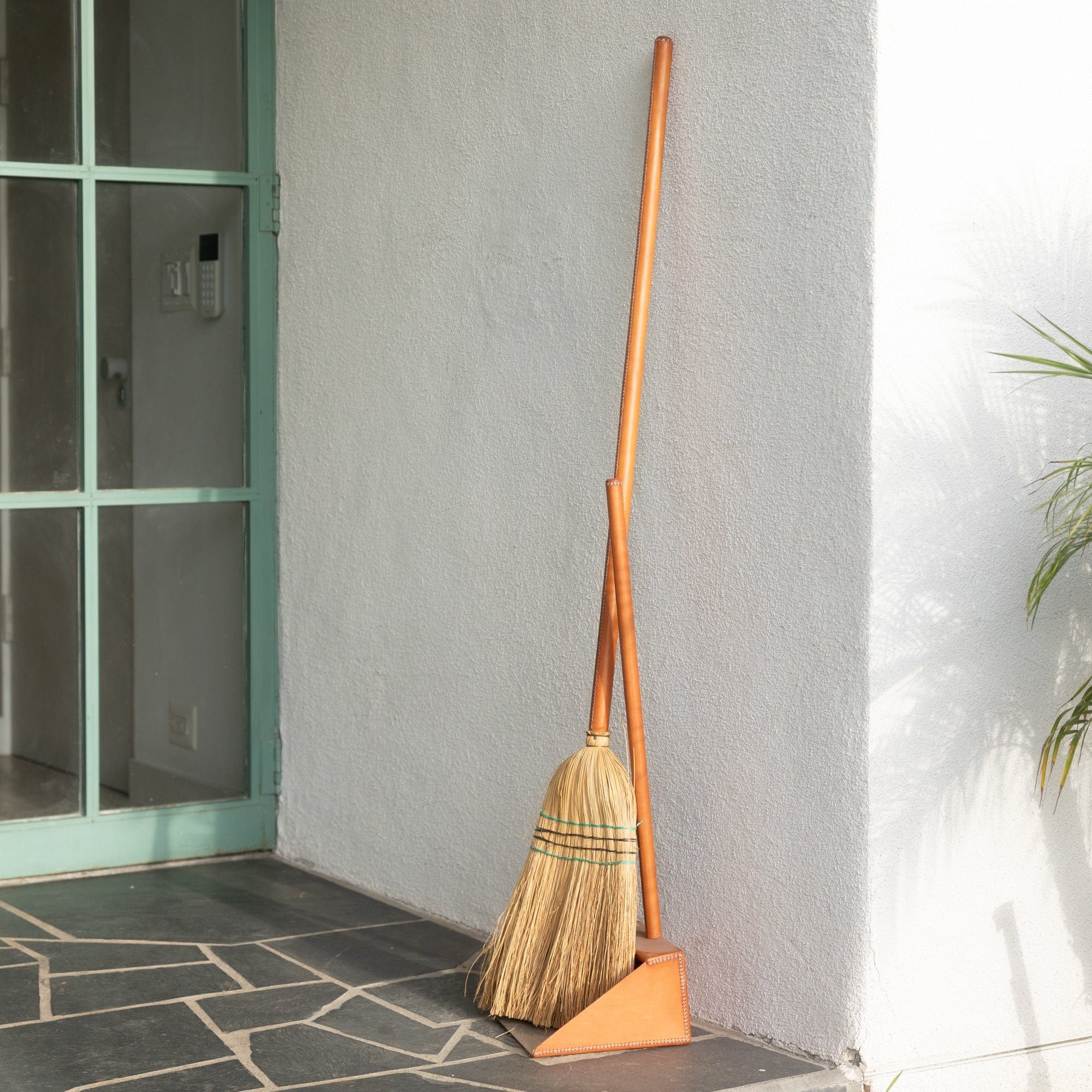 Sol & Luna Home Care Leather Wrapped Broom