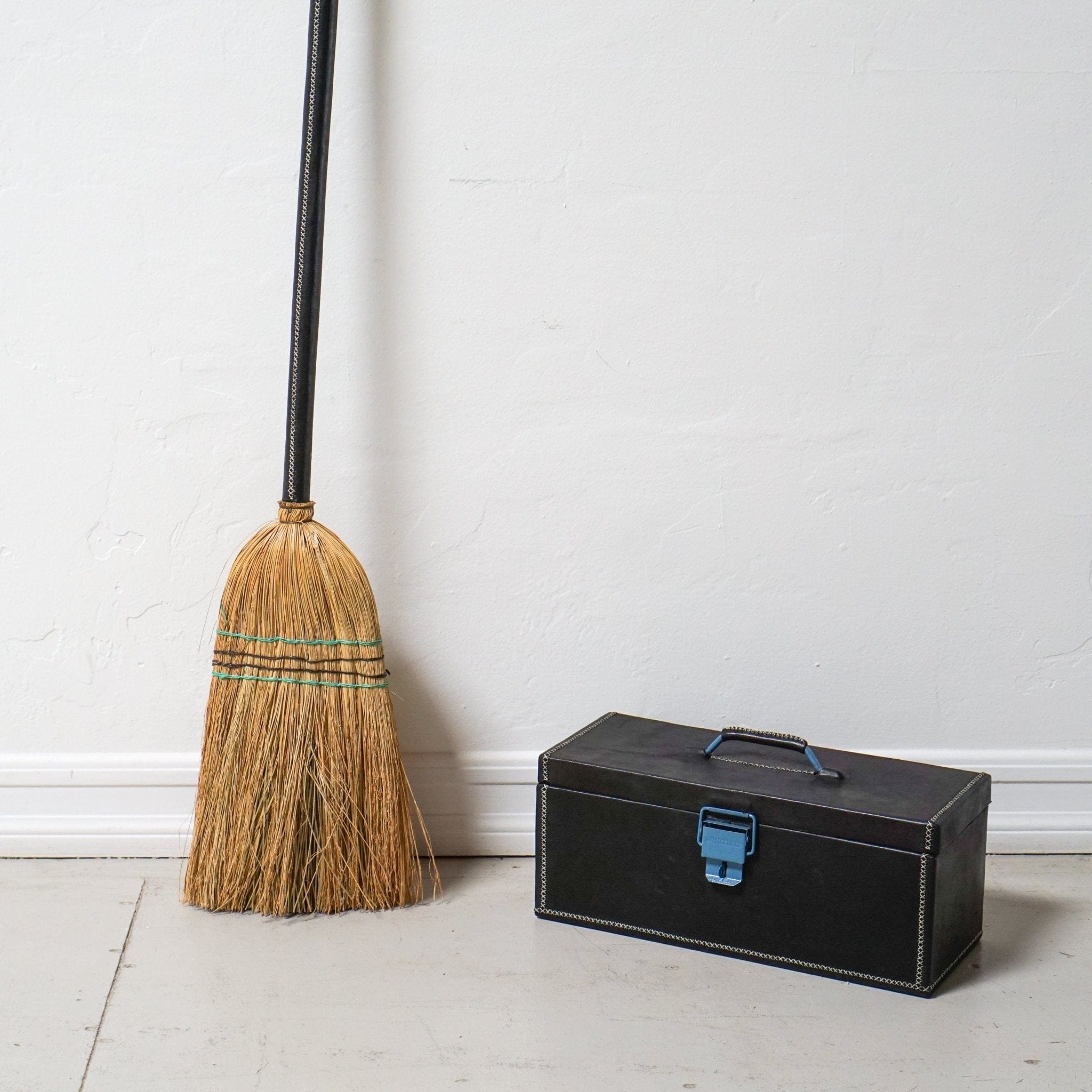 Sol & Luna Home Care Leather Wrapped Broom