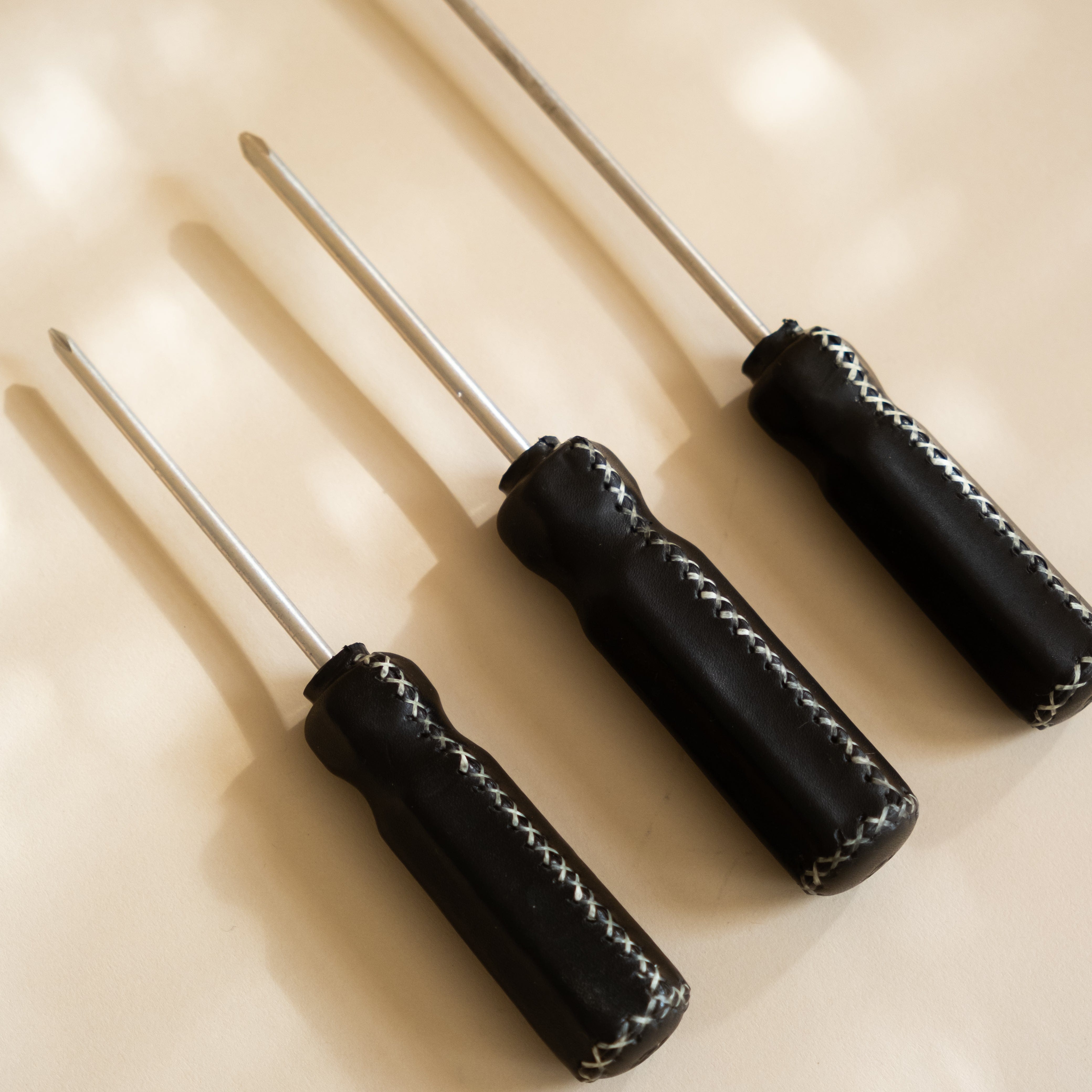 Sol & Luna Tools + Accessories Black / Phillips Head / Small Leather Wrapped Screwdriver