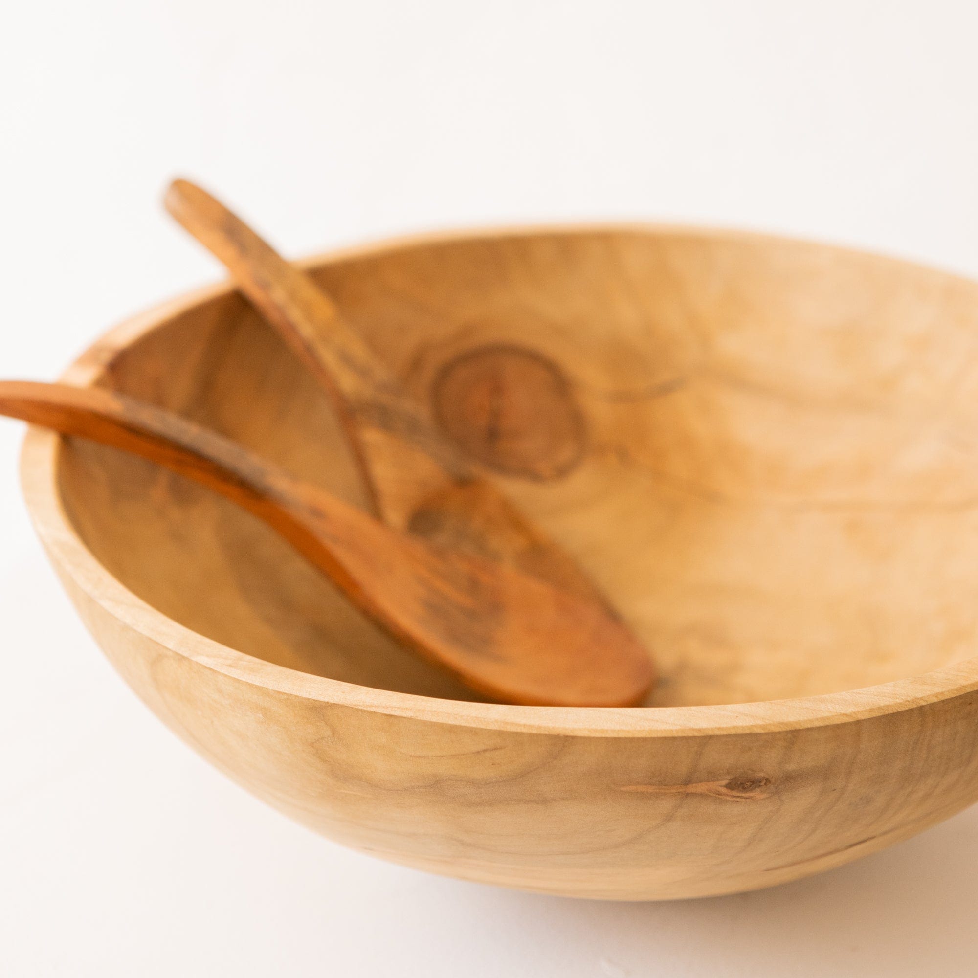 Spencer Peterman Serveware 10" Wooden Salad Bowl in Spalted Maple