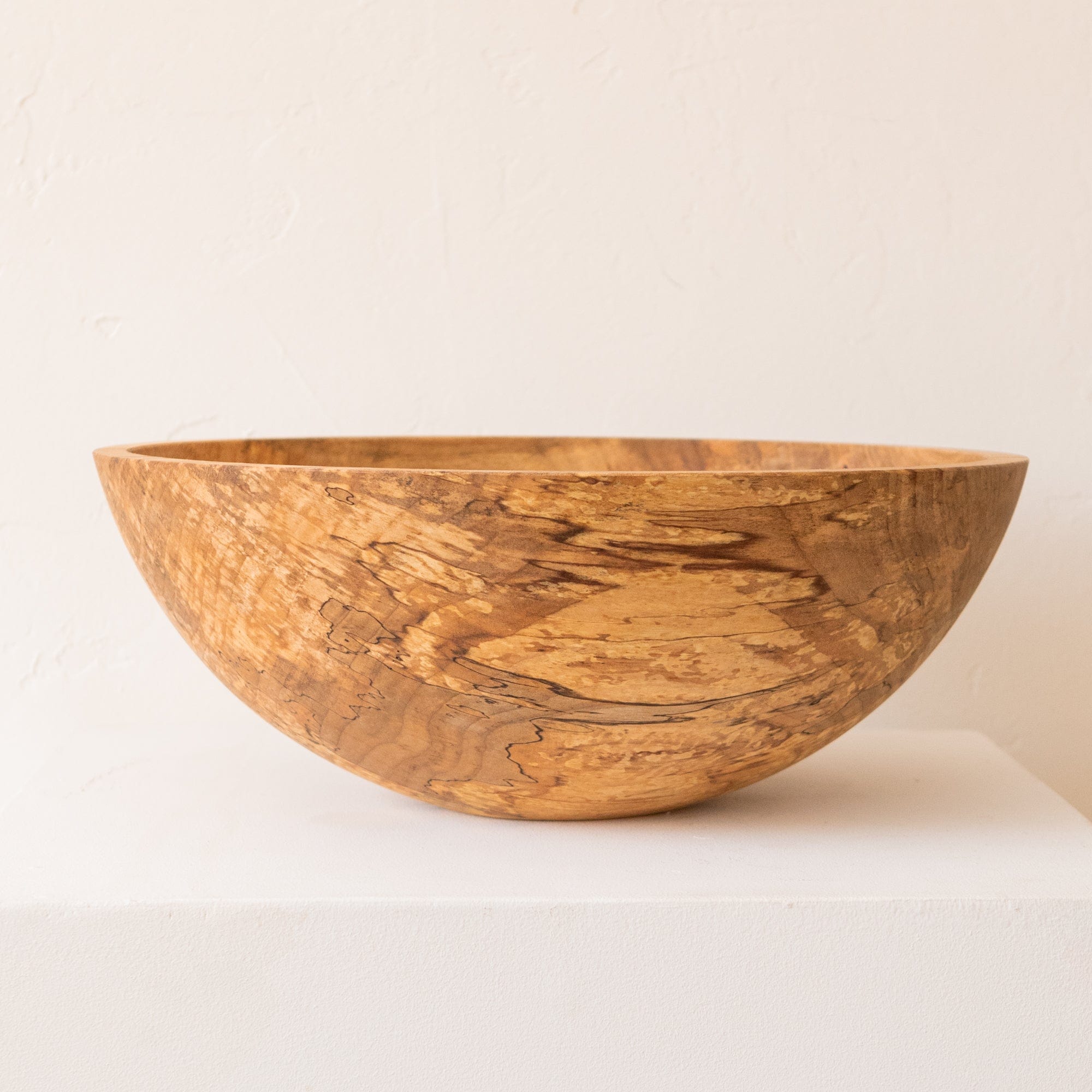 Spencer Peterman Serveware 15" Wooden Salad Bowl in Spalted Maple