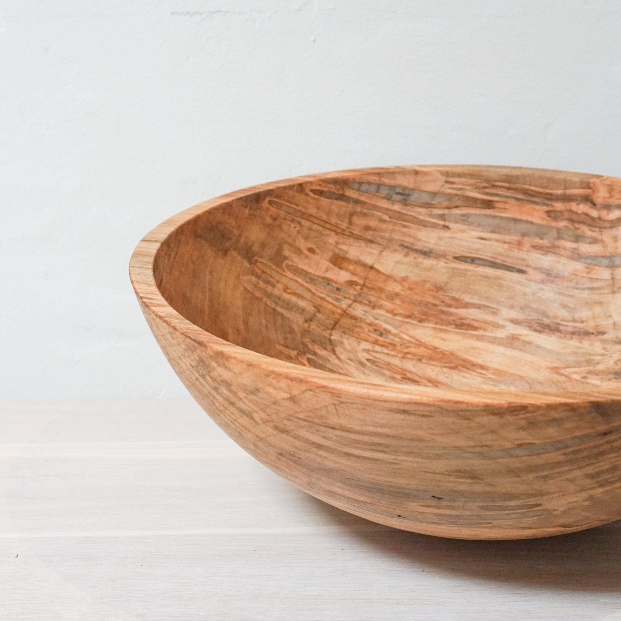 Spencer Peterman Serveware 18" Wooden Salad Bowl in Spalted Maple