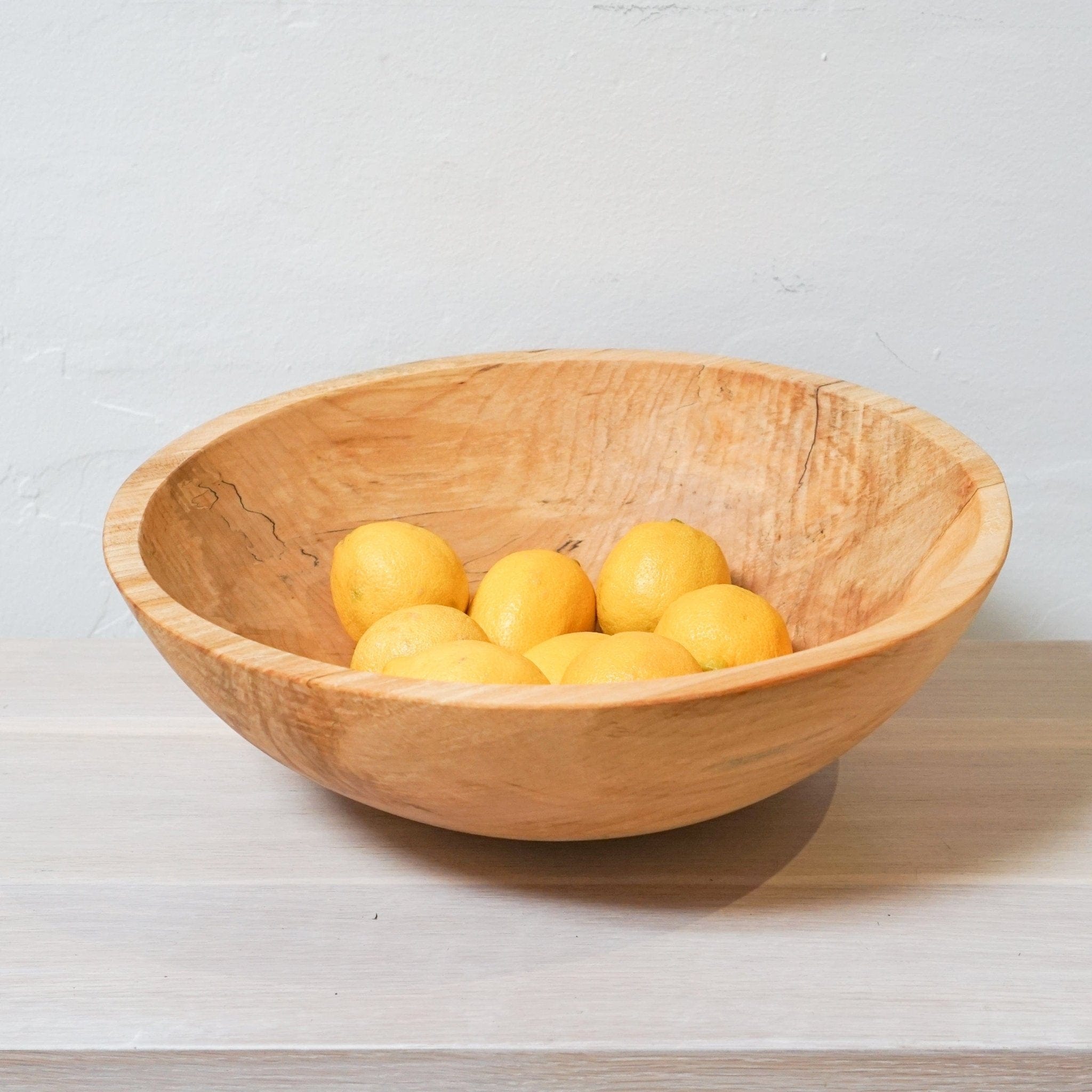 Spencer Peterman Serveware Wooden Salad Bowl in Spalted Maple