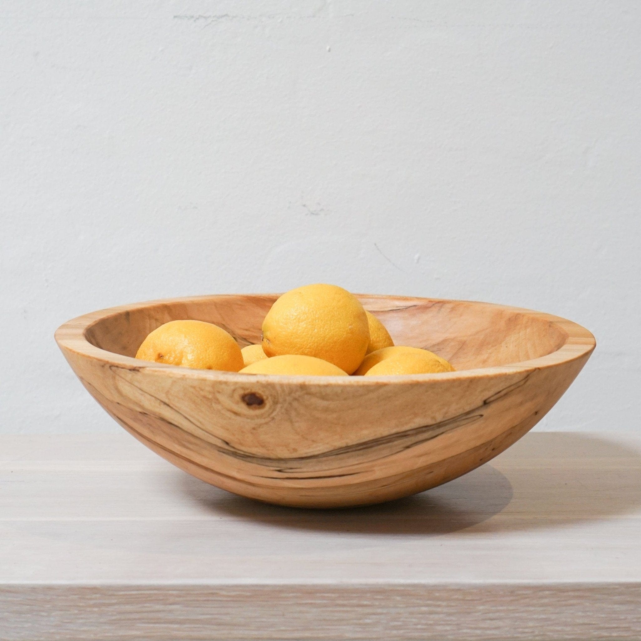 Spencer Peterman Serveware Wooden Salad Bowl in Spalted Maple