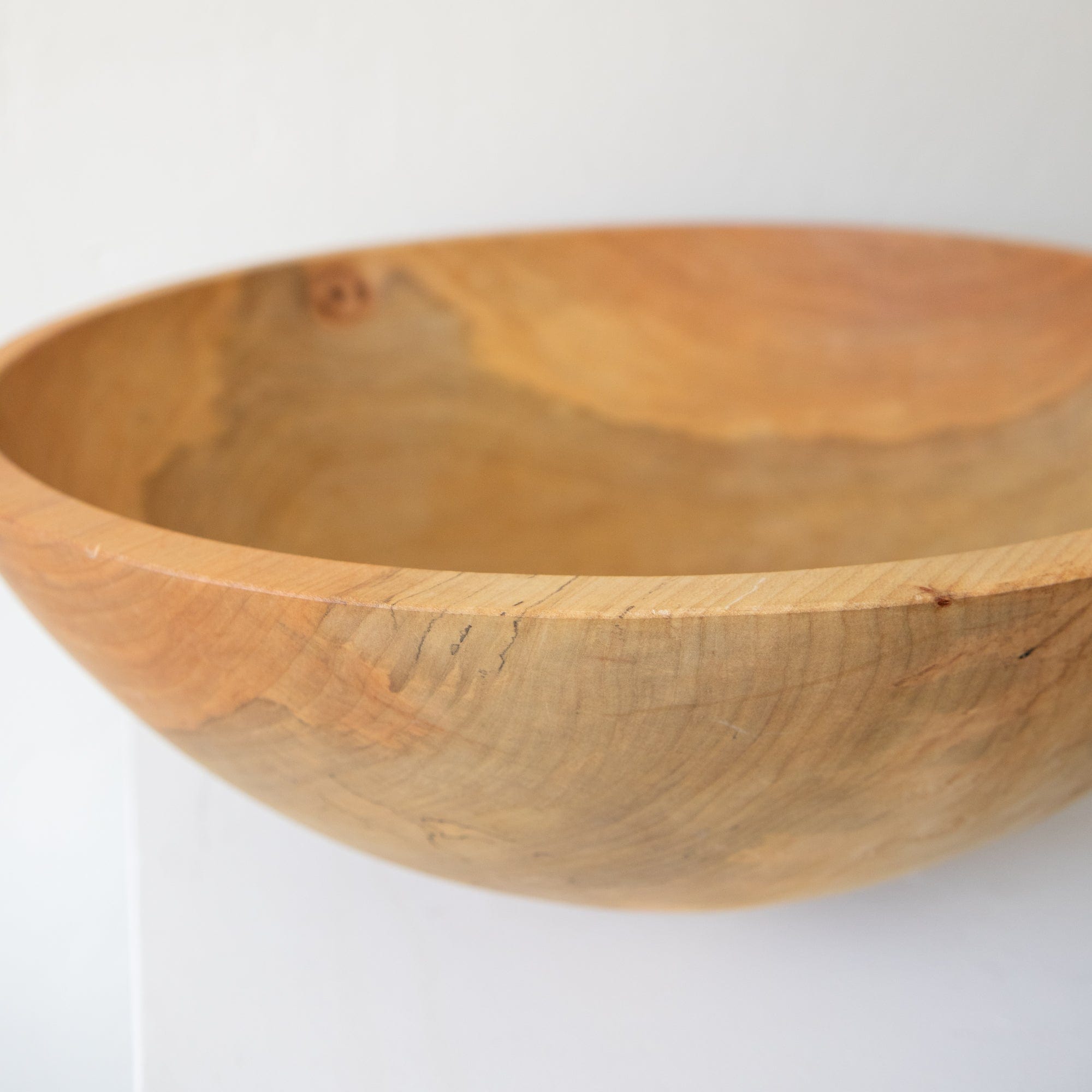 Spencer Peterman Serveware Wooden Salad Bowl in Spalted Maple