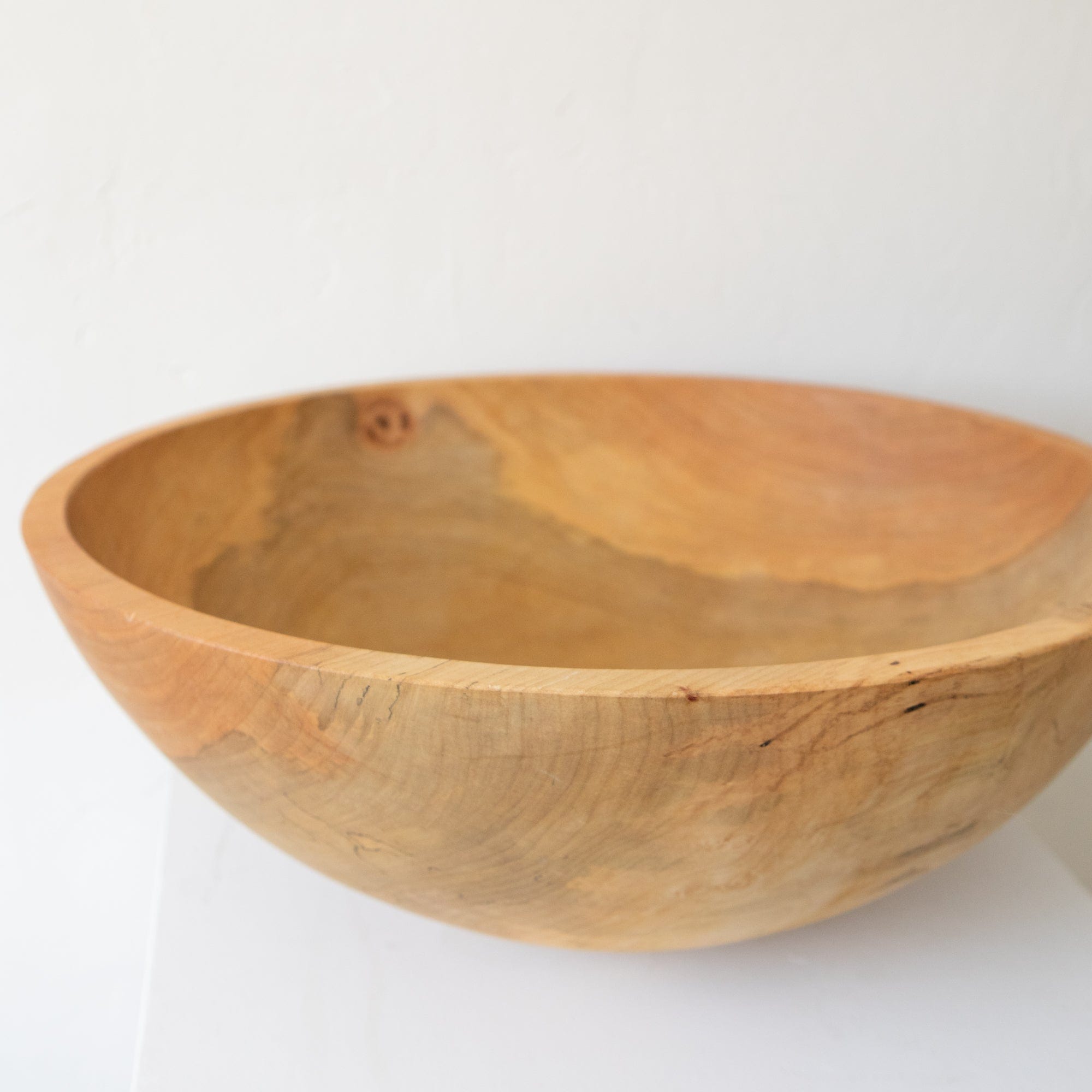 Spencer Peterman Serveware Wooden Salad Bowl in Spalted Maple