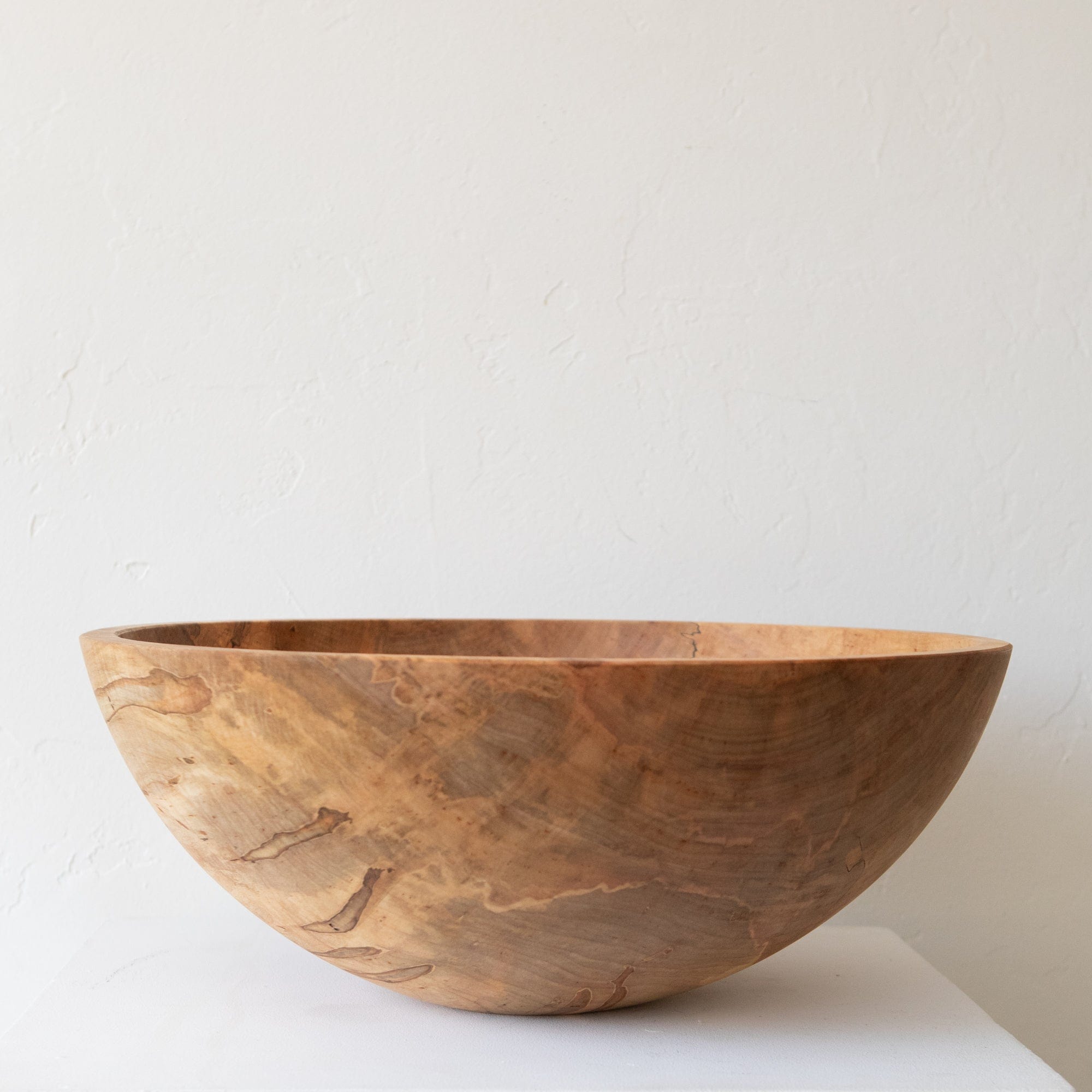 Spencer Peterman Serveware Wooden Salad Bowl in Spalted Maple