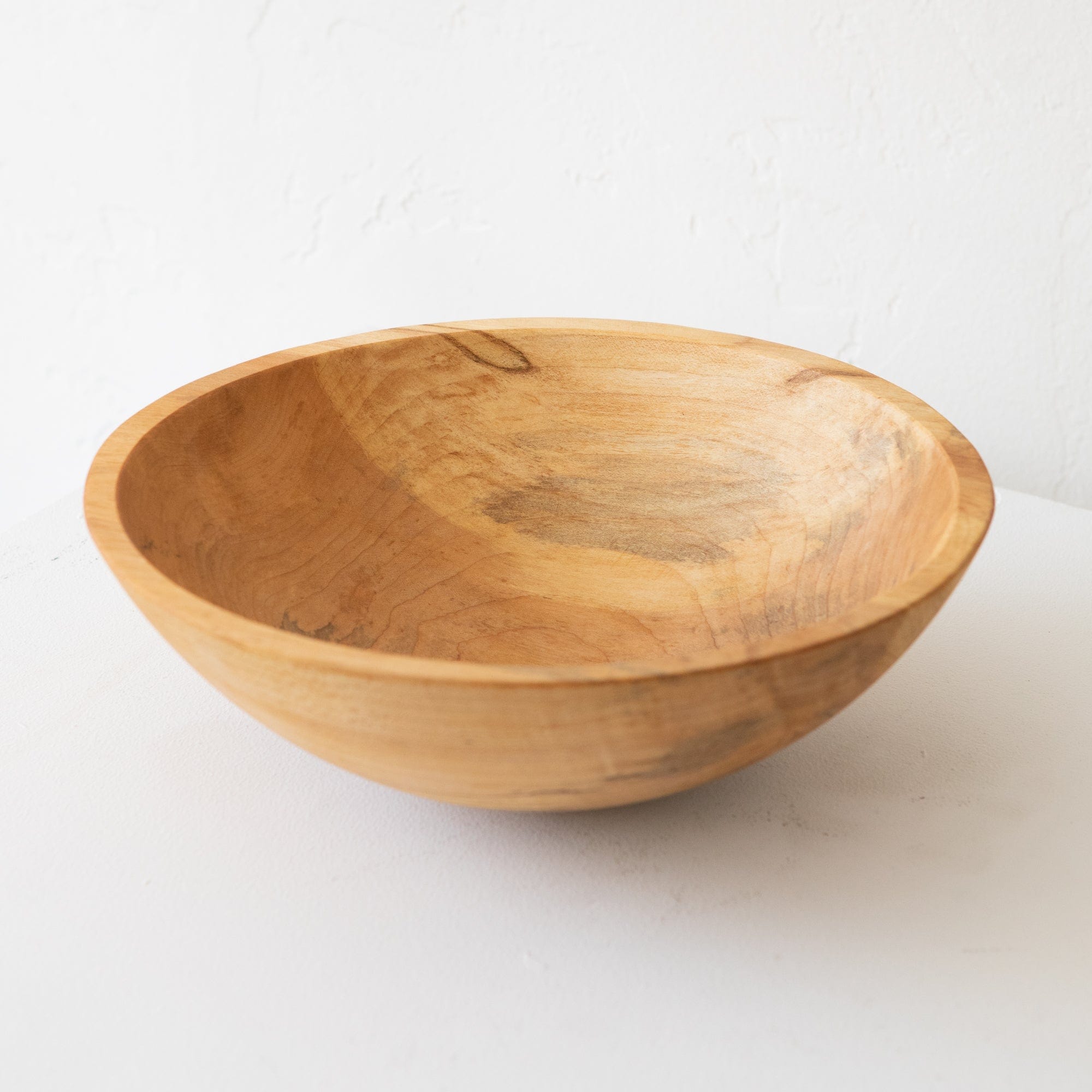 Spencer Peterman Serveware Wooden Salad Bowl in Spalted Maple