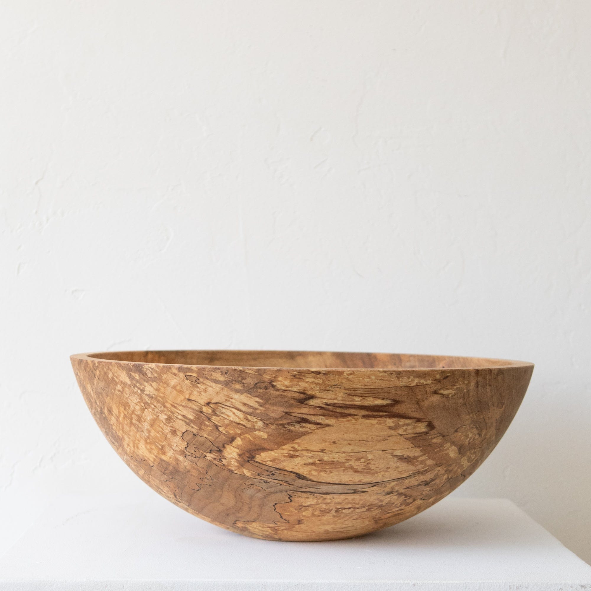 Spencer Peterman Serveware Wooden Salad Bowl in Spalted Maple